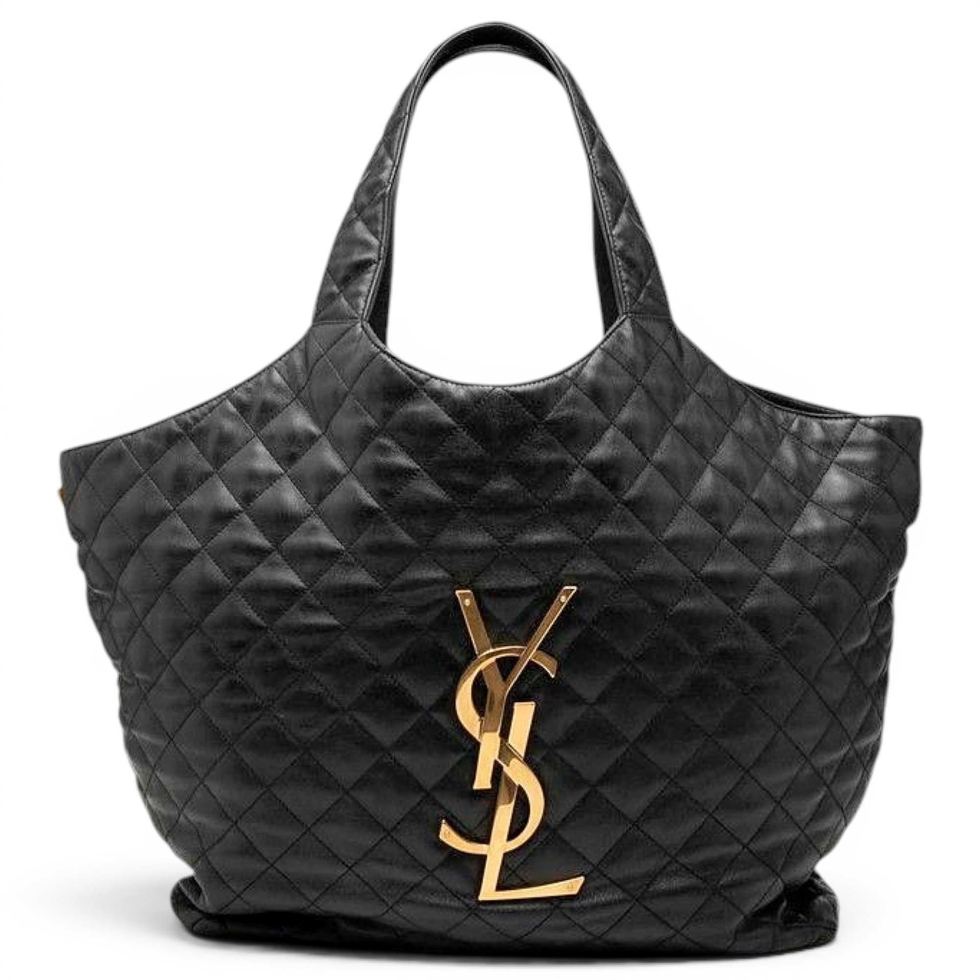 Shopping leather handbag