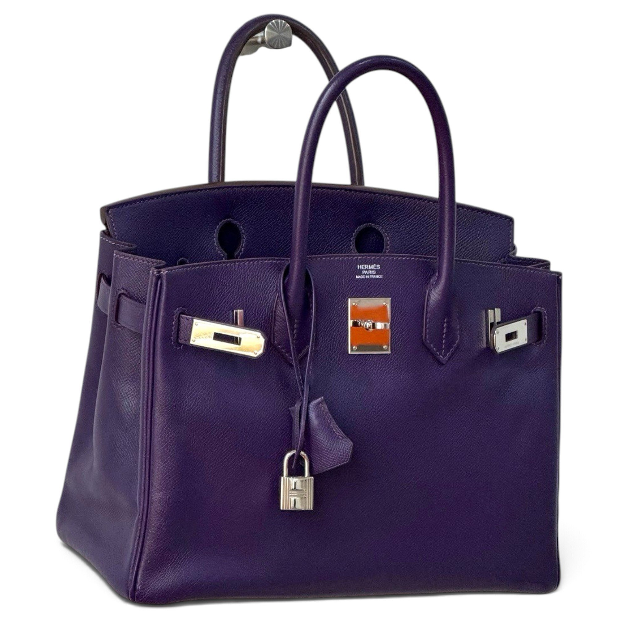 Birkin 30 leather handbag