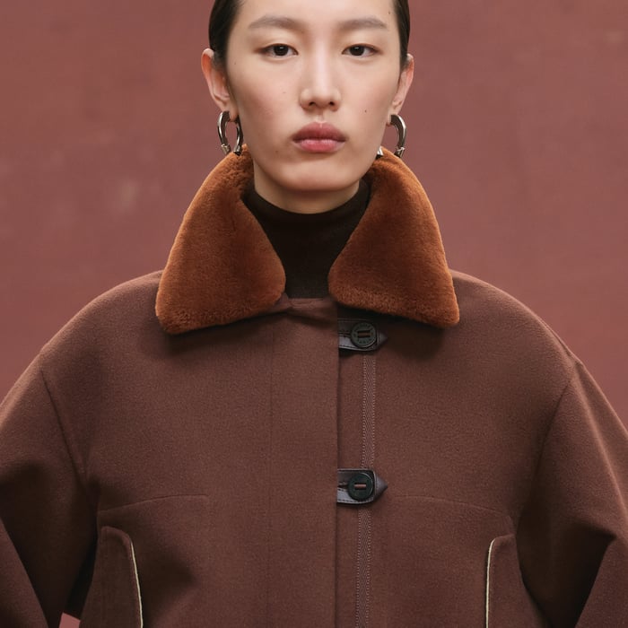 Marron Érable Modular Coat