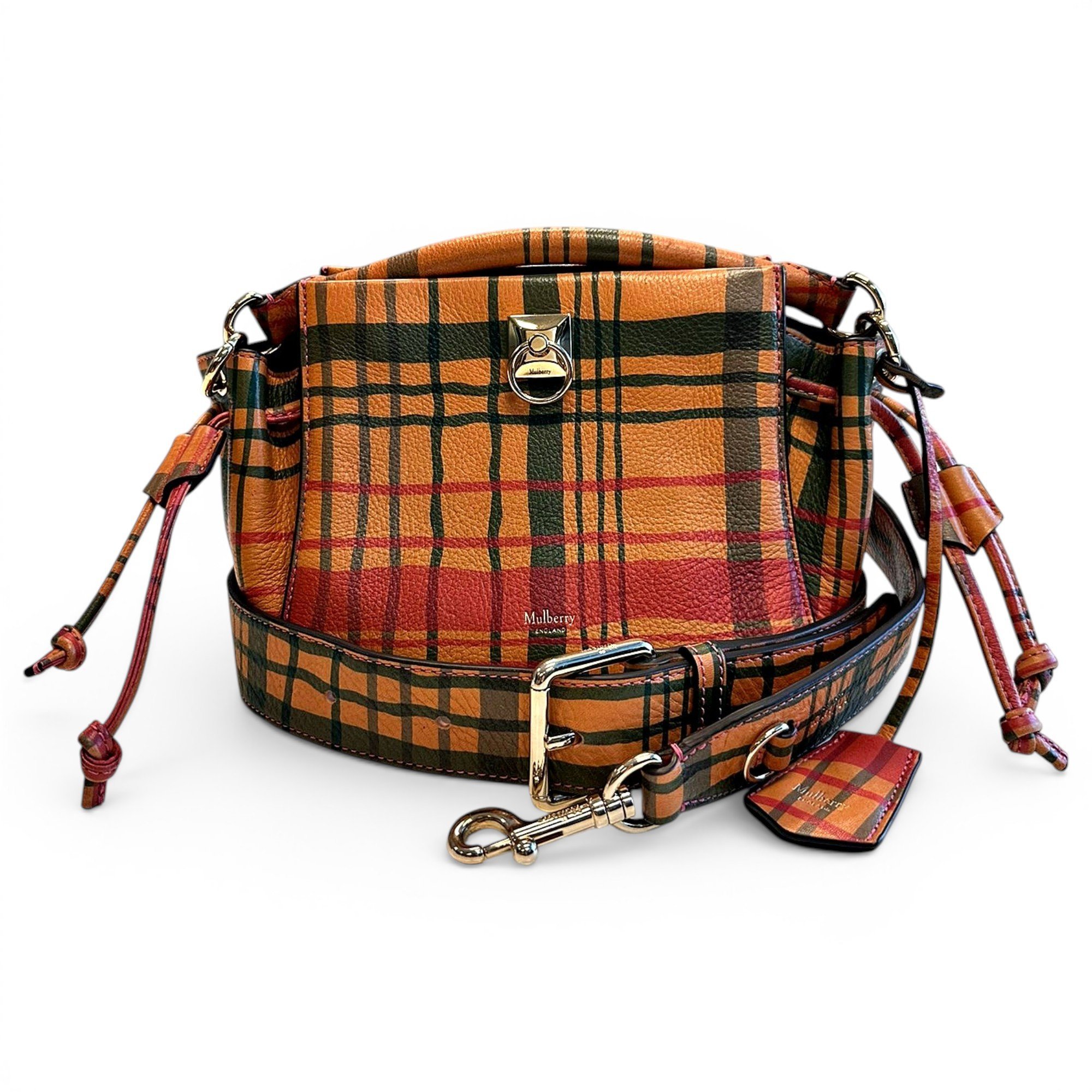 Iris leather handbag