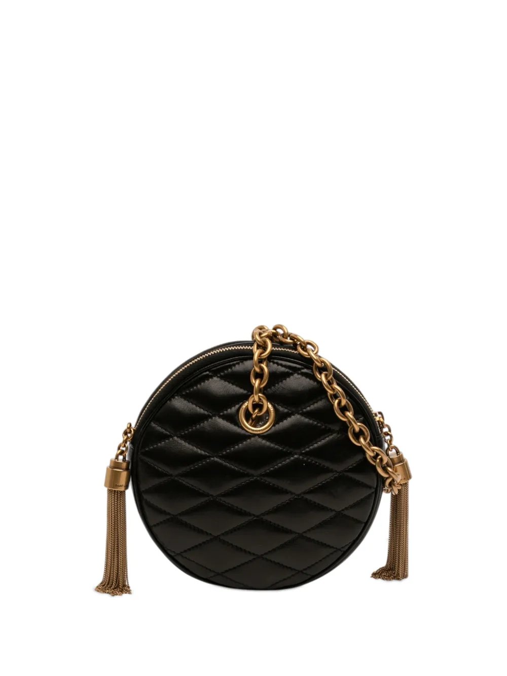 2021 Quilted Le Maillon Round Tassel Chain crossbody bag