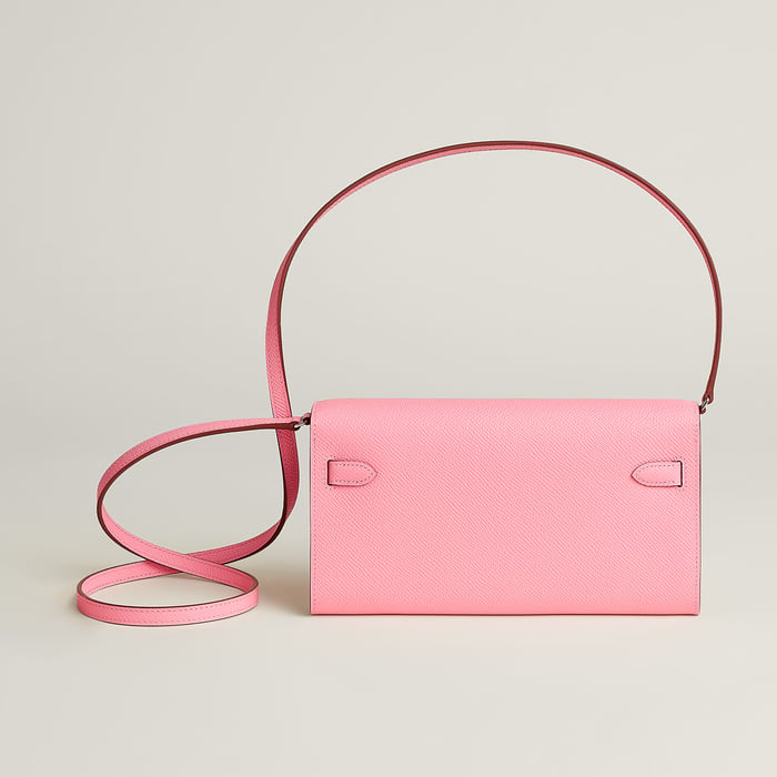 Rose Confetti Kelly Classique to Go Wallet