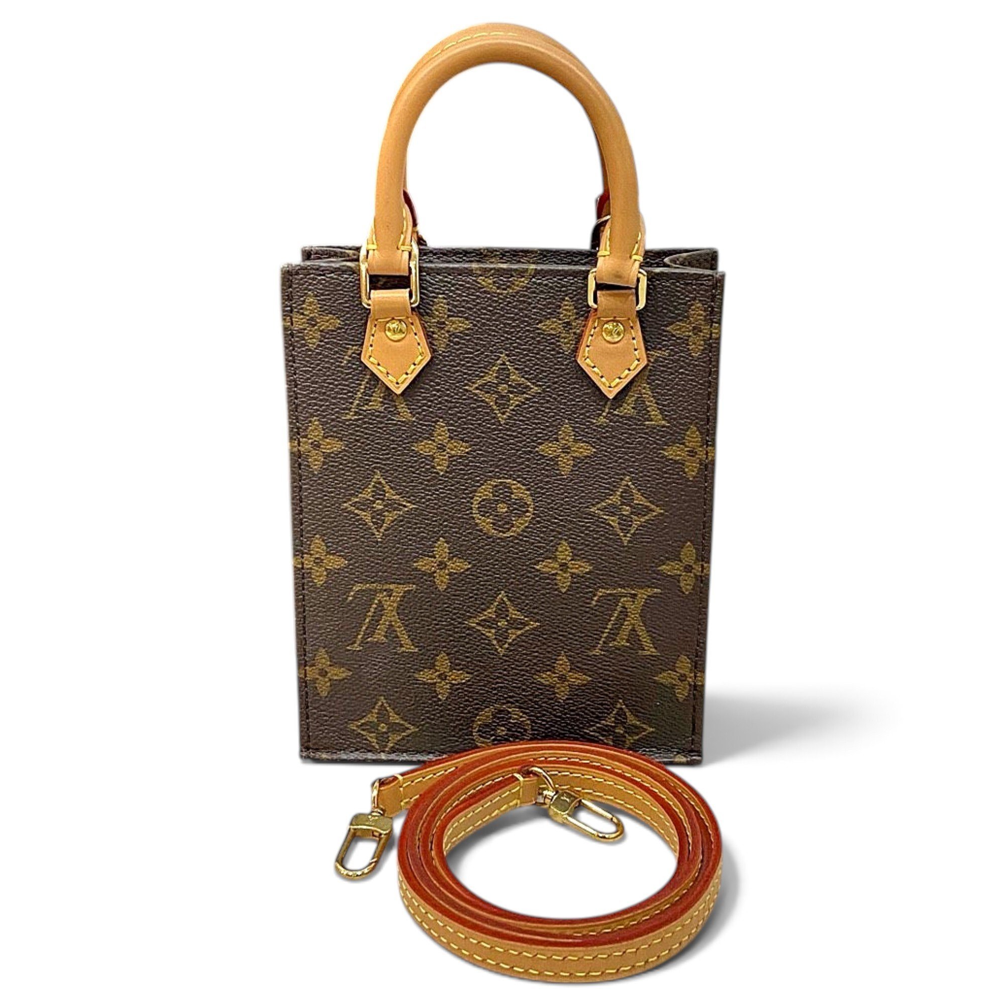 Plat leather tote