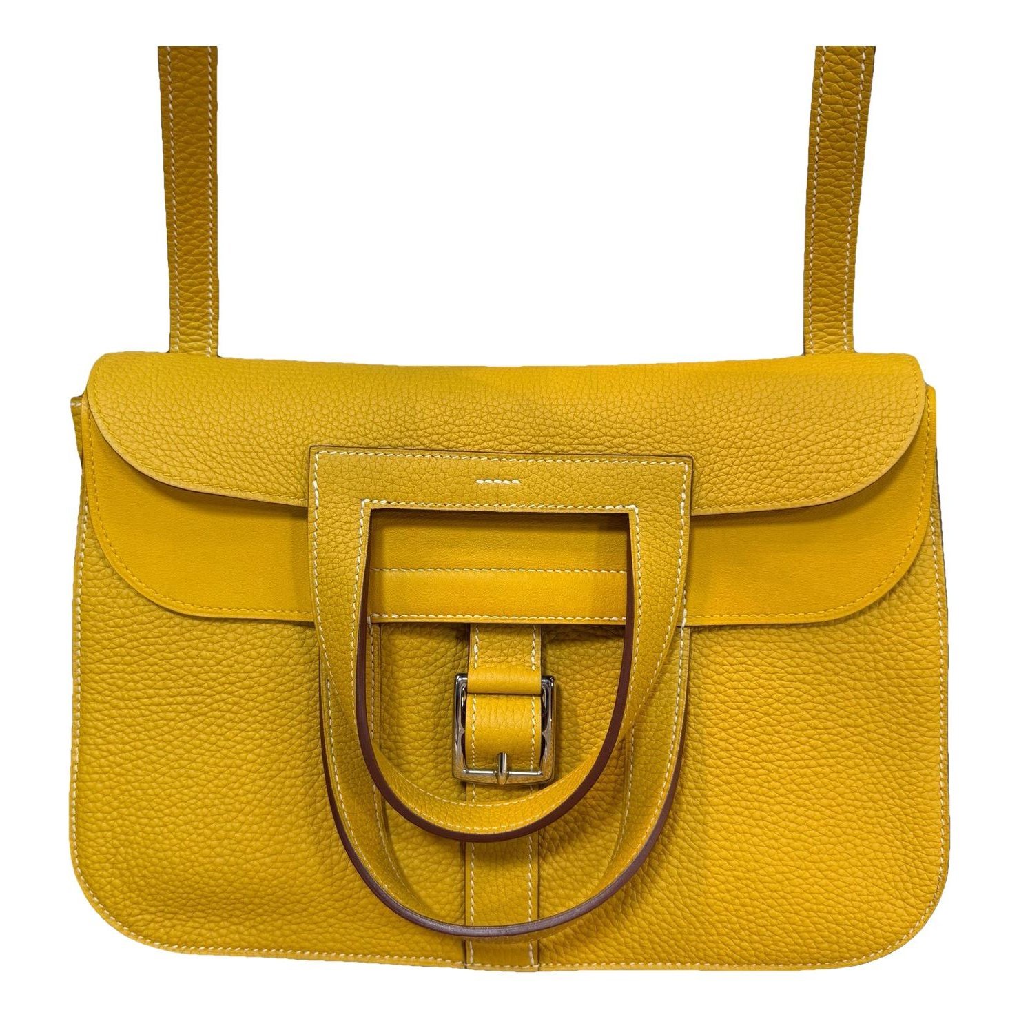Halzan leather handbag