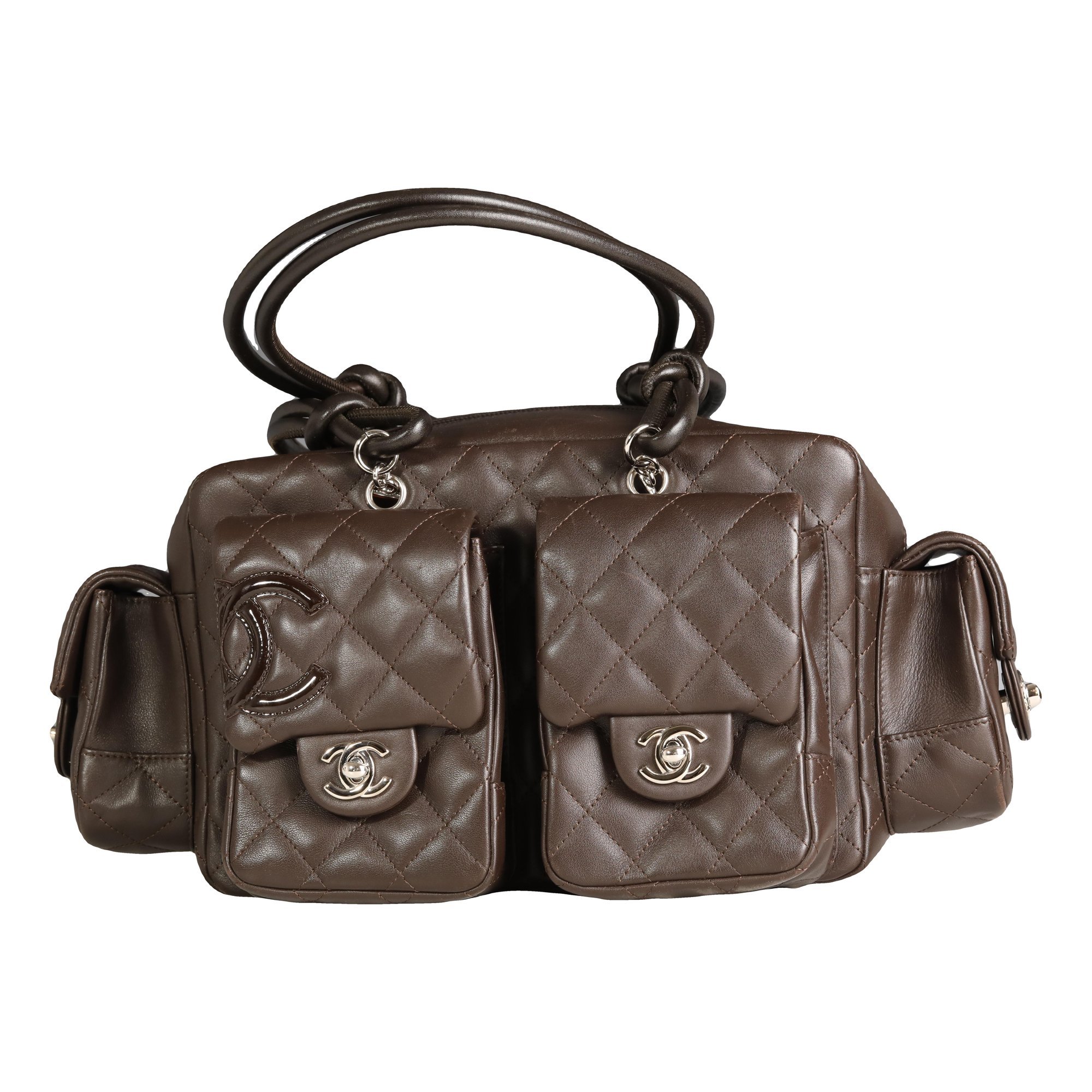 Cambon Reporter leather handbag