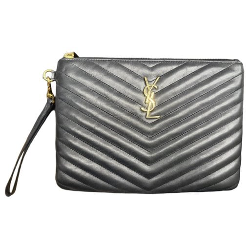 Saint Laurent New Jolie leather clutch bag