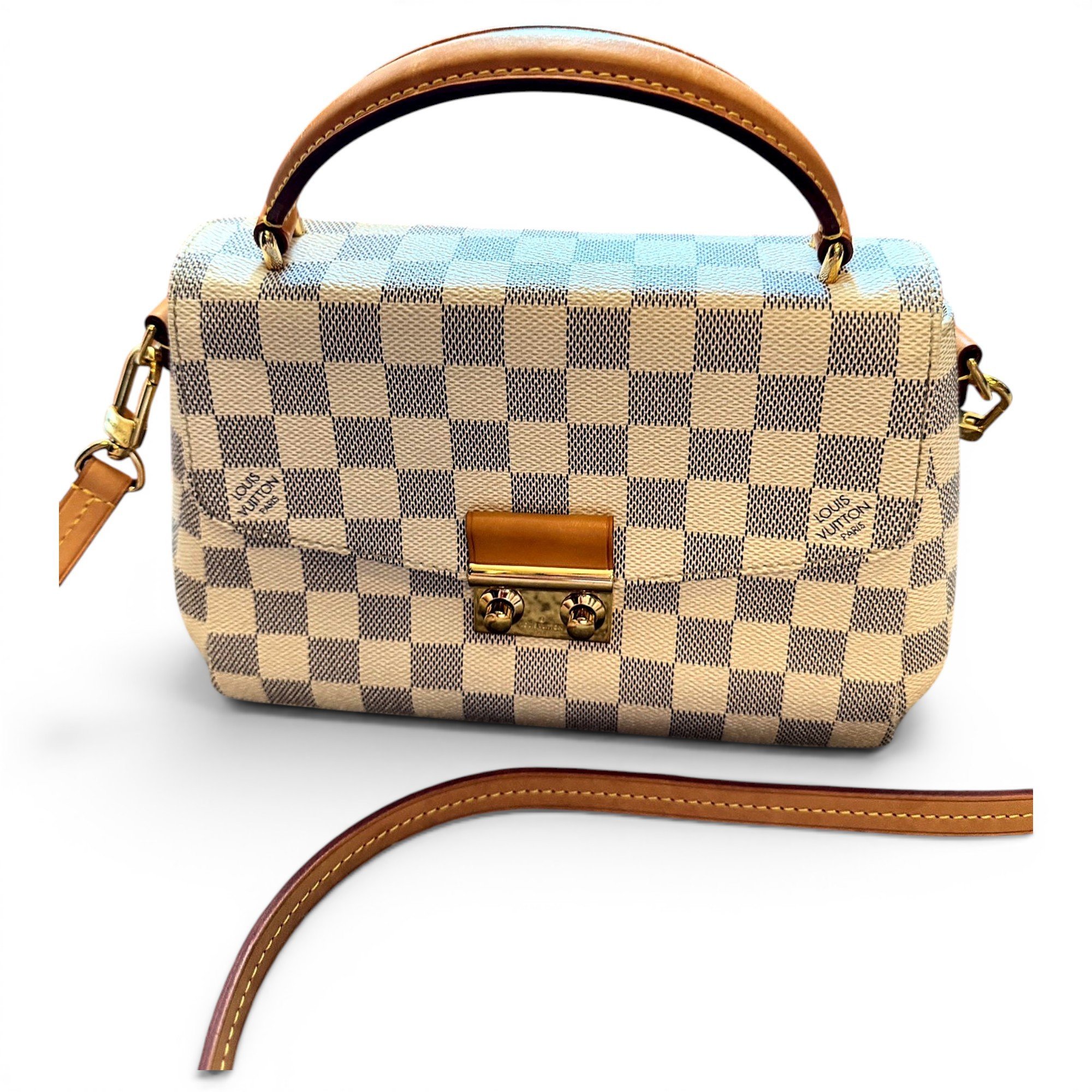 Croisette leather handbag