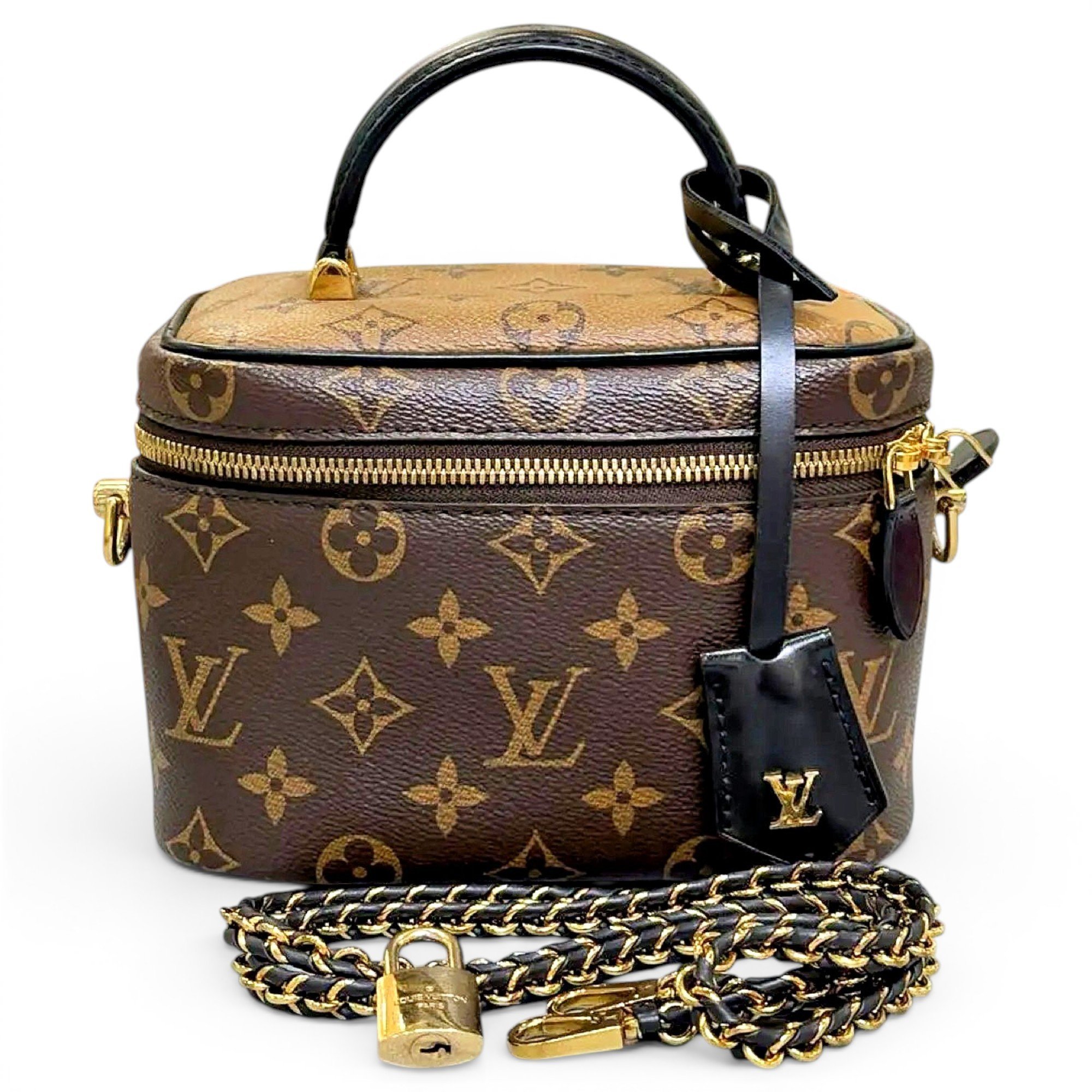Vanity vinyl handbag