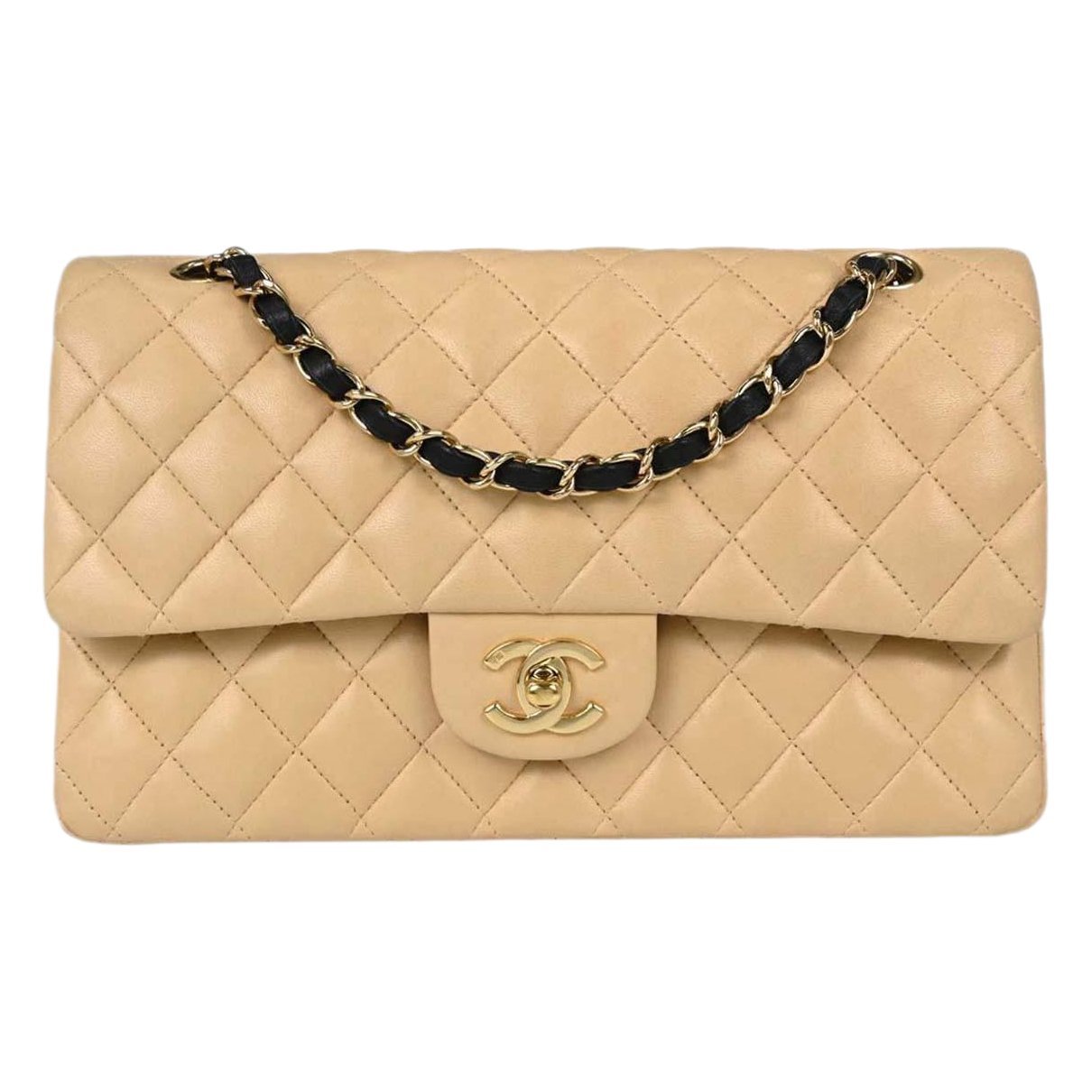 Trendy CC Flap leather handbag