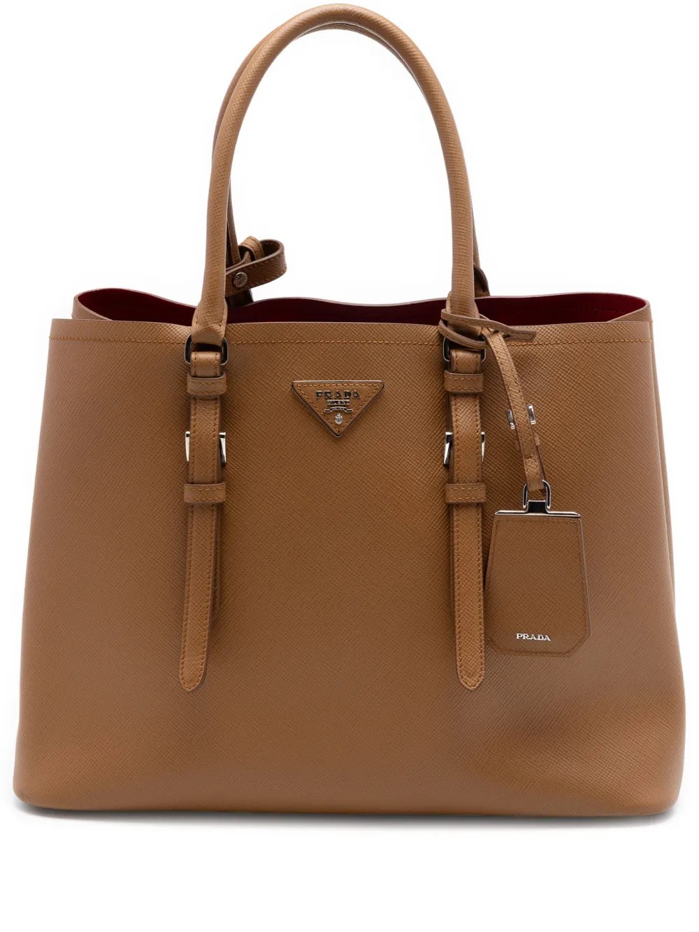 2010-2026 Medium Saffiano Cuir Double Handle satchel