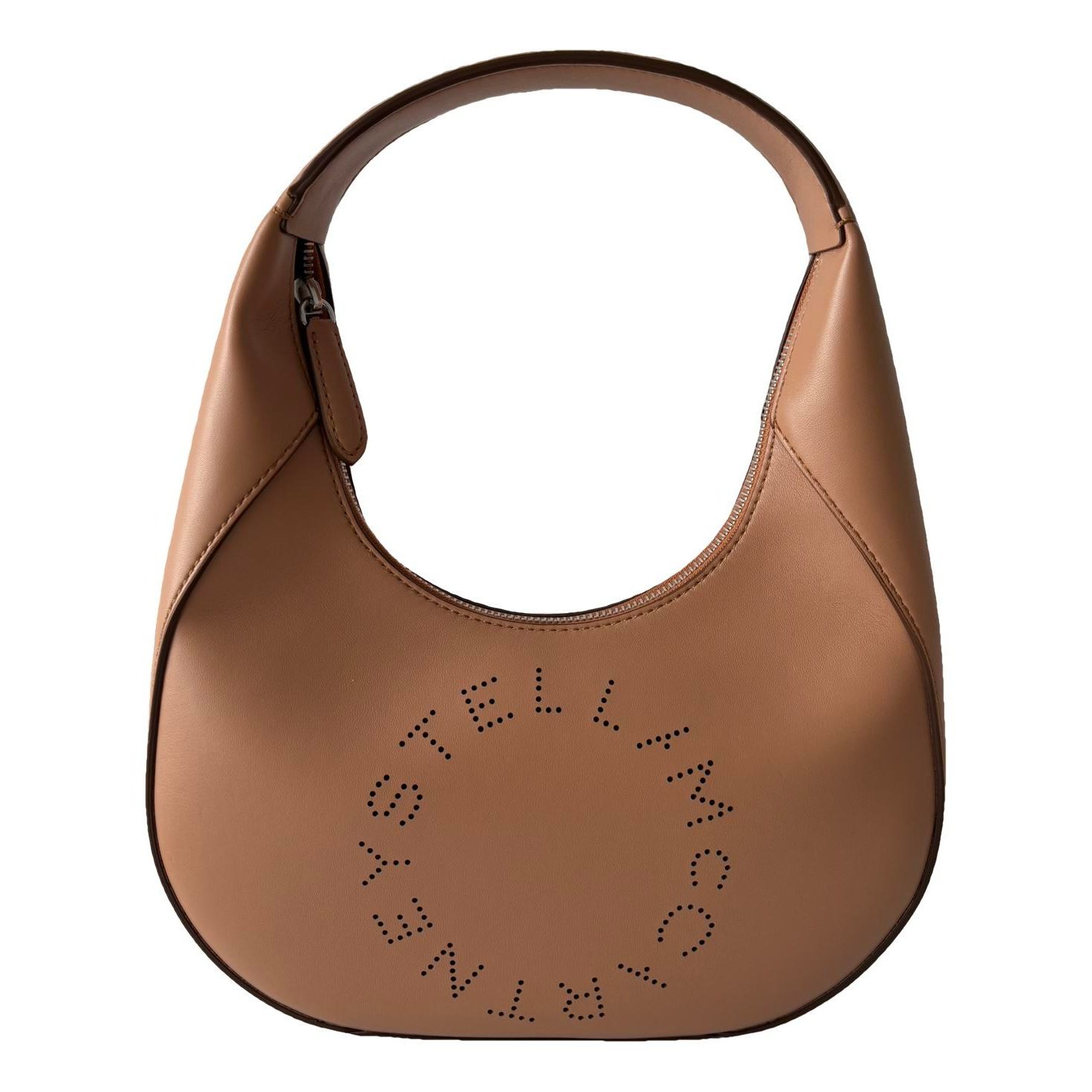 Logo vegan leather handbag