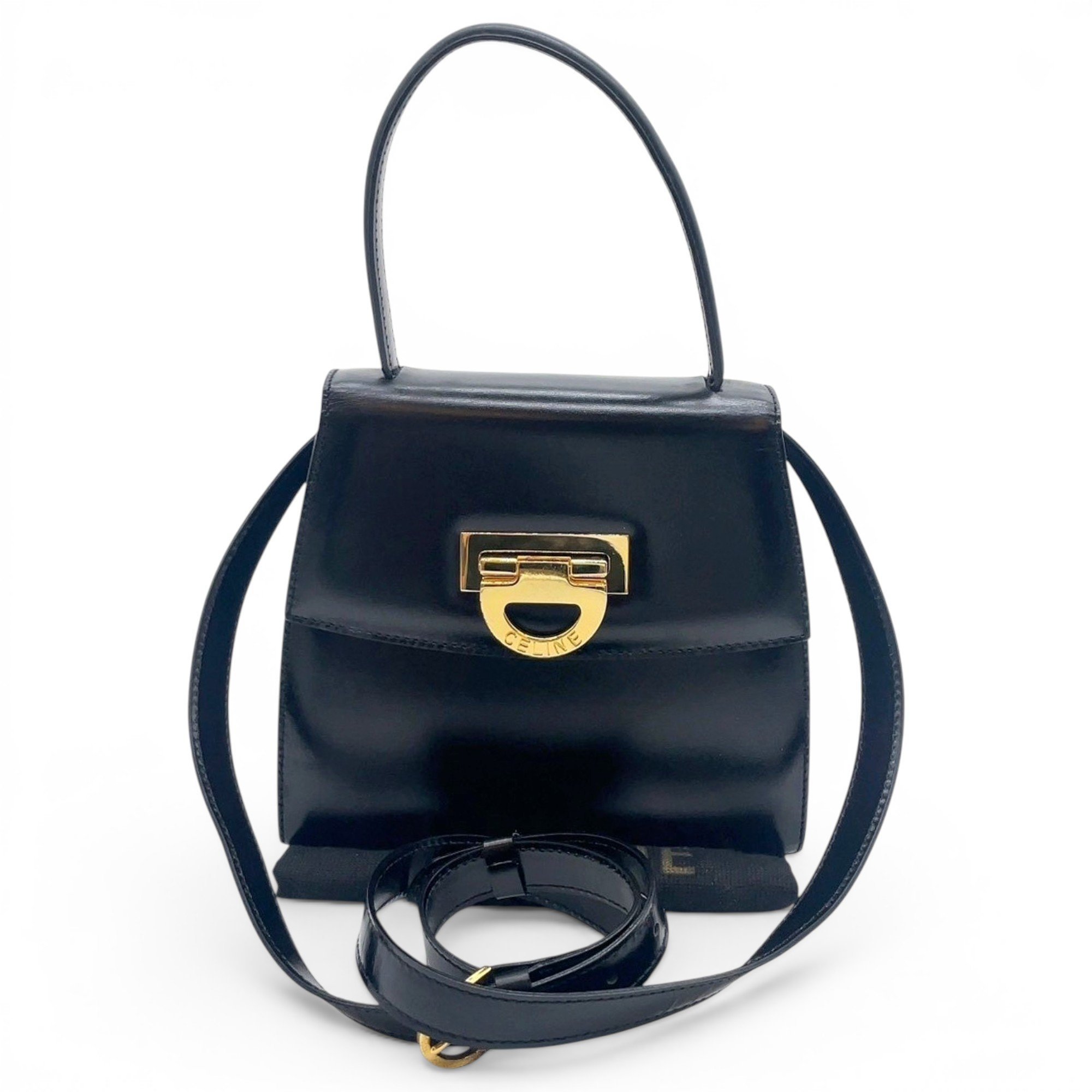 Classic leather crossbody bag