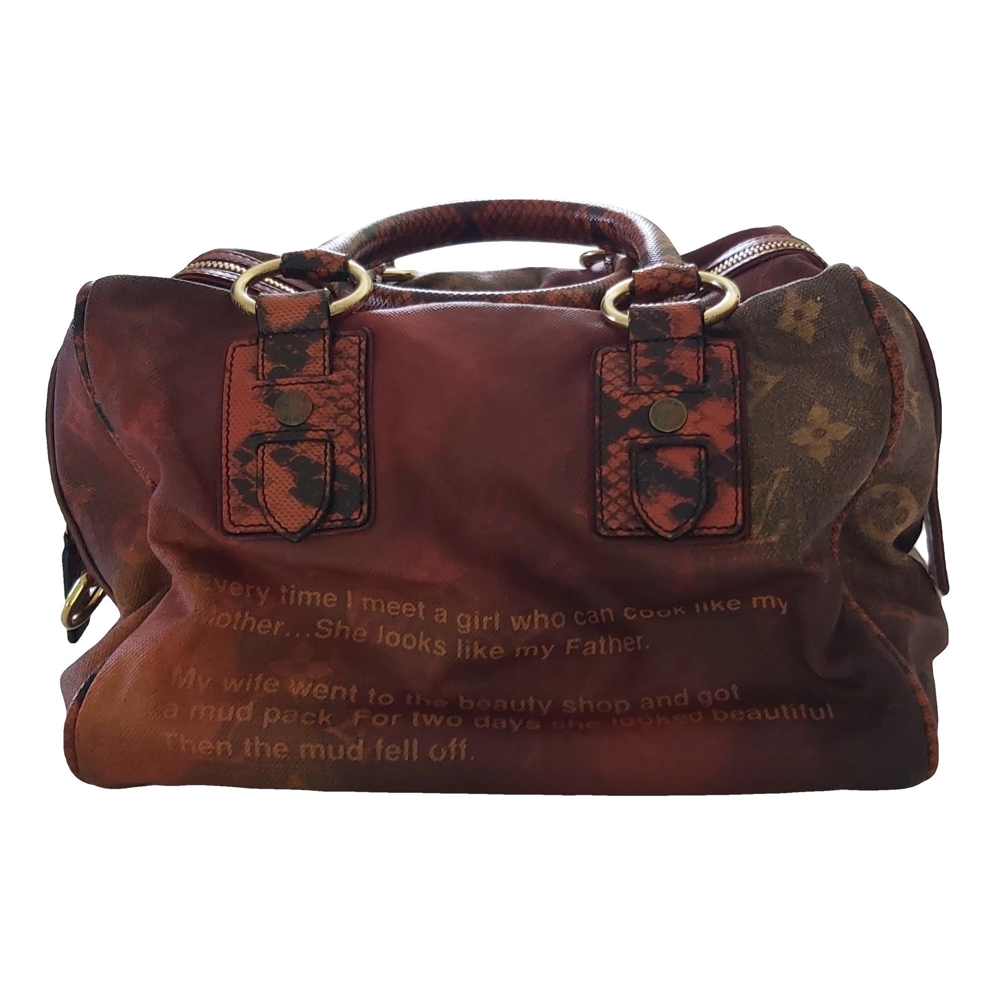 Leather handbag