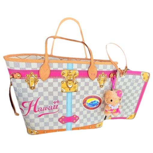 Neverfull leather handbag