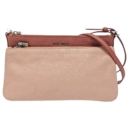 Leather crossbody bag