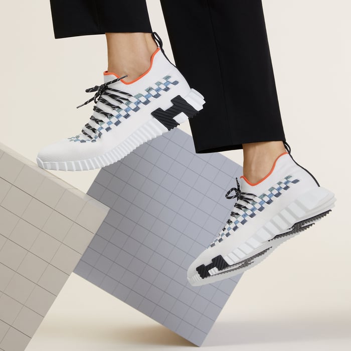 Multicolore Blanc Flex Slip-on Sneaker