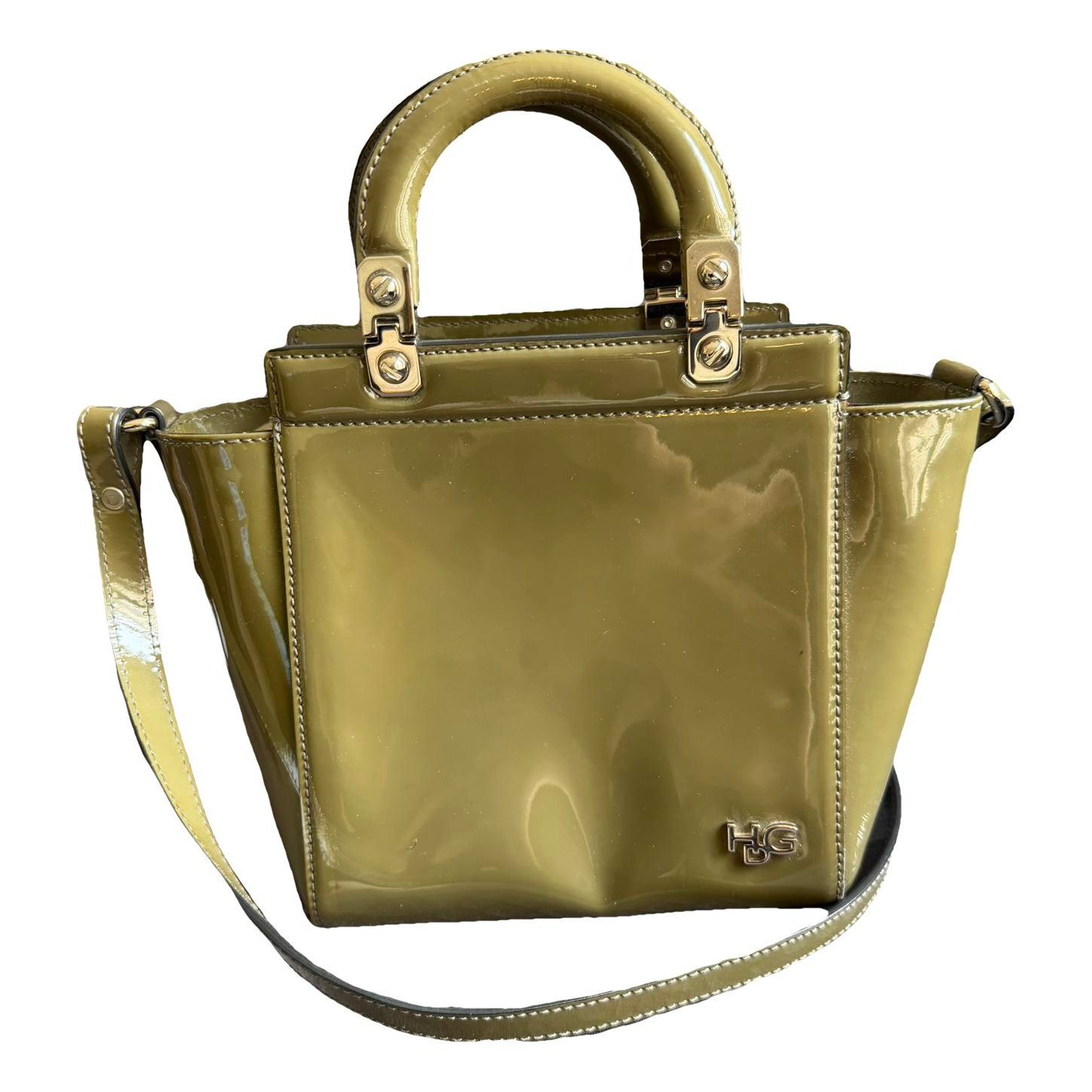 House de Givenchy patent leather handbag