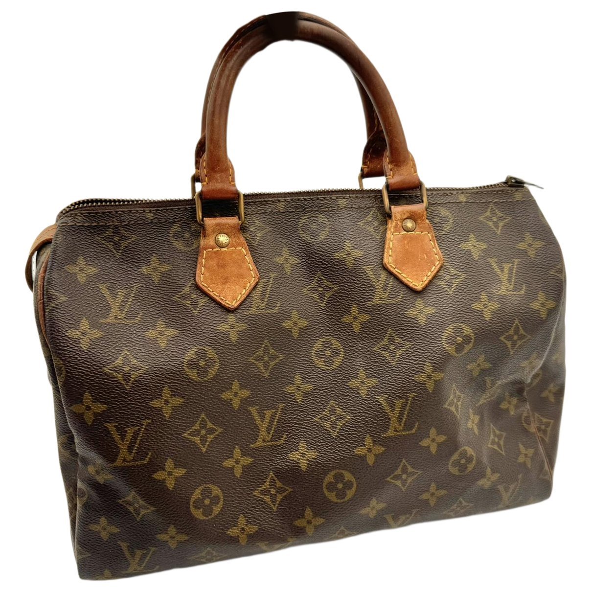 Speedy leather handbag