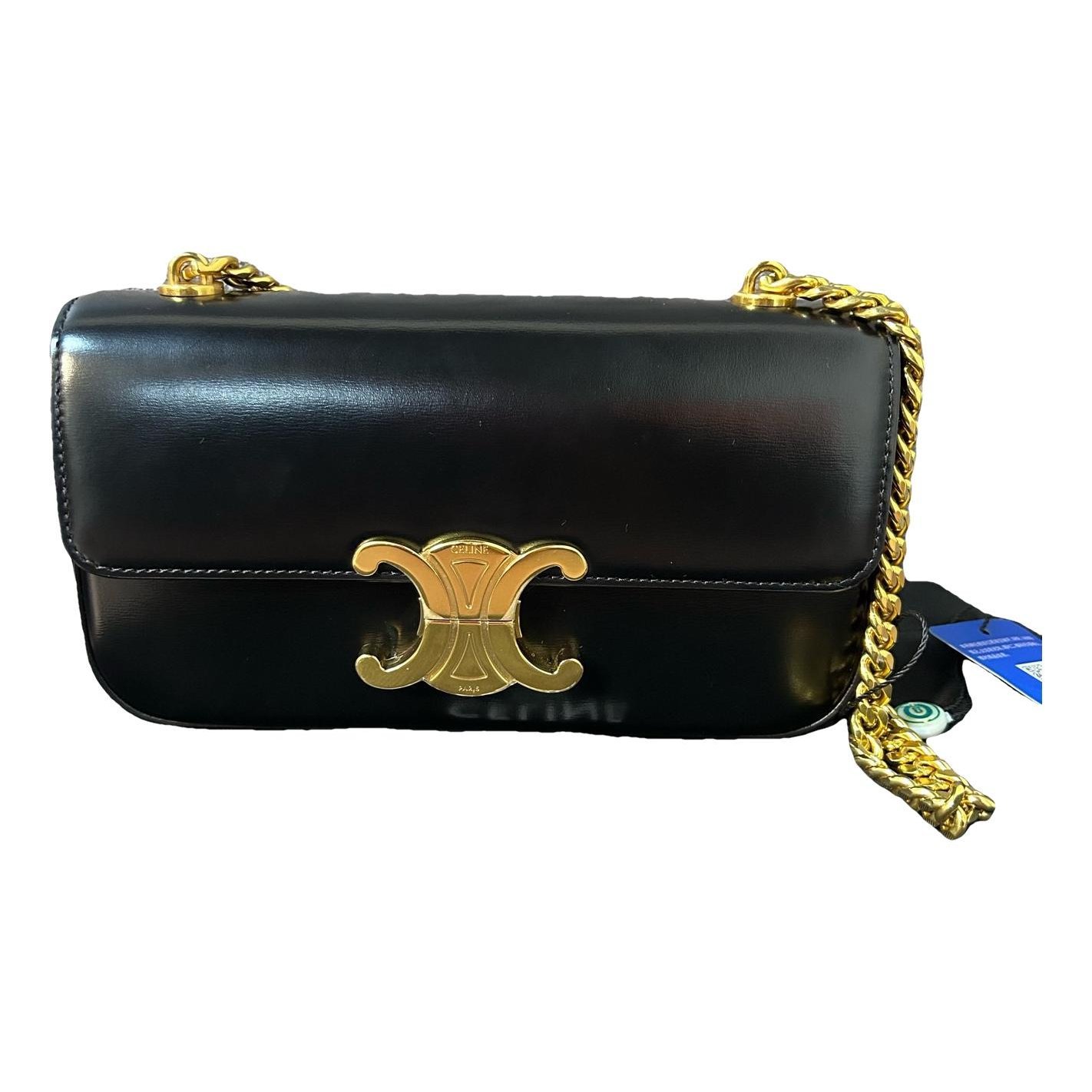 Triomphe Long leather handbag