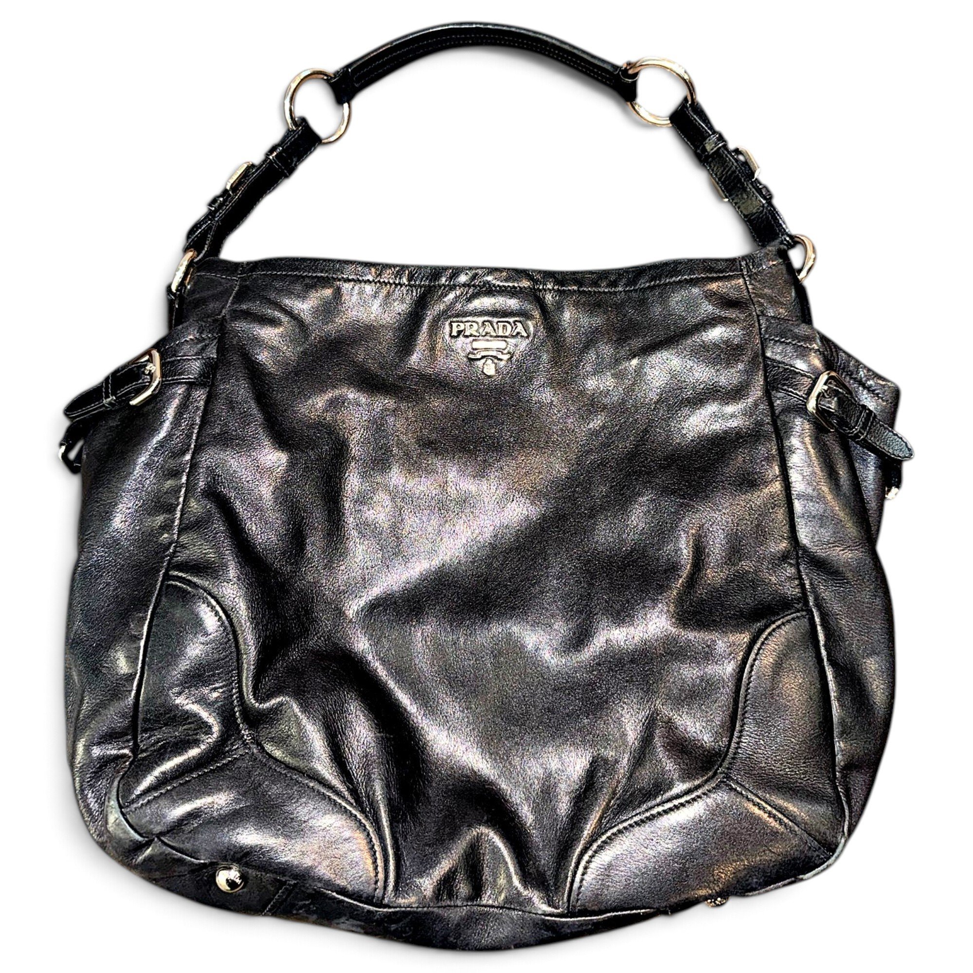 Leather handbag