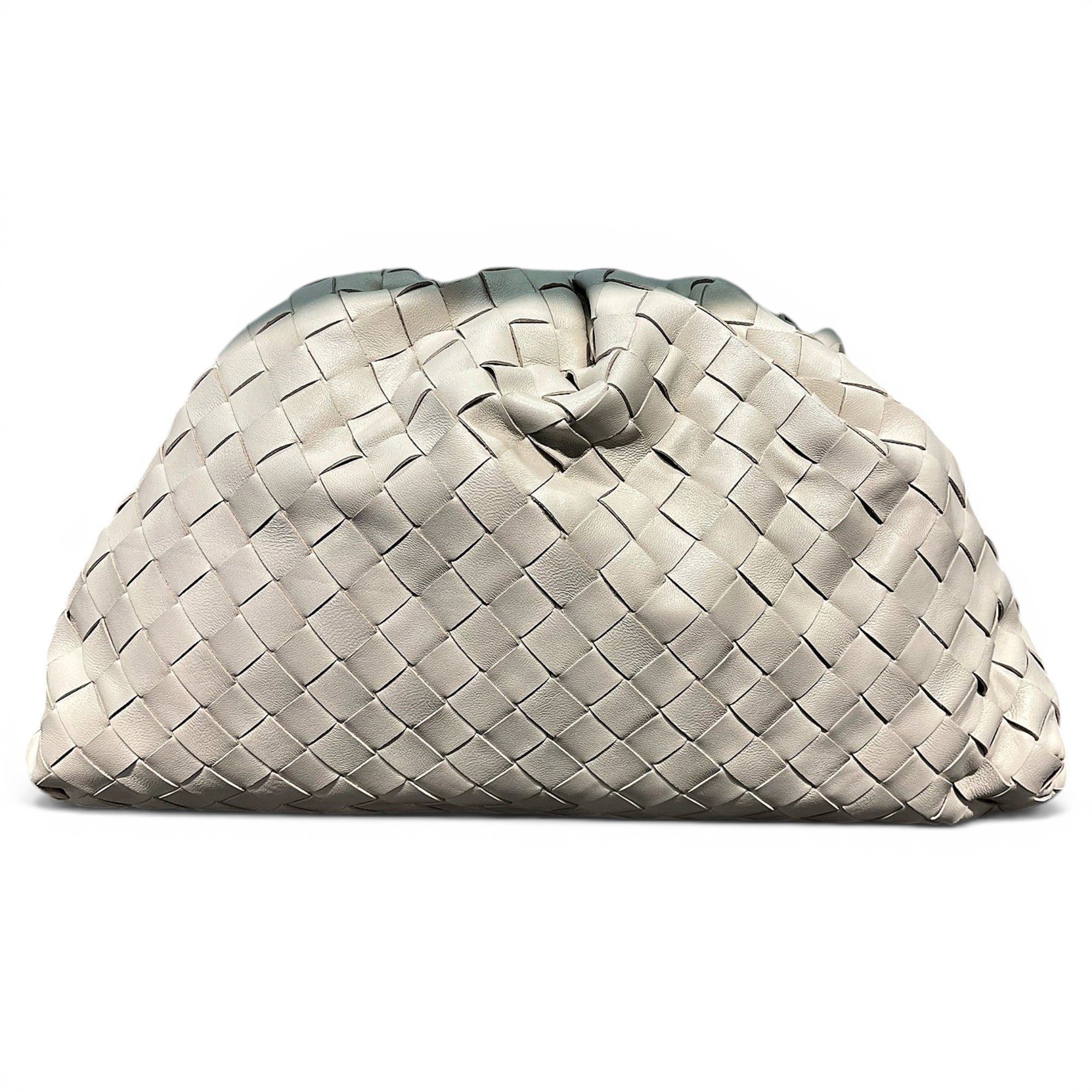 Pouch leather handbag