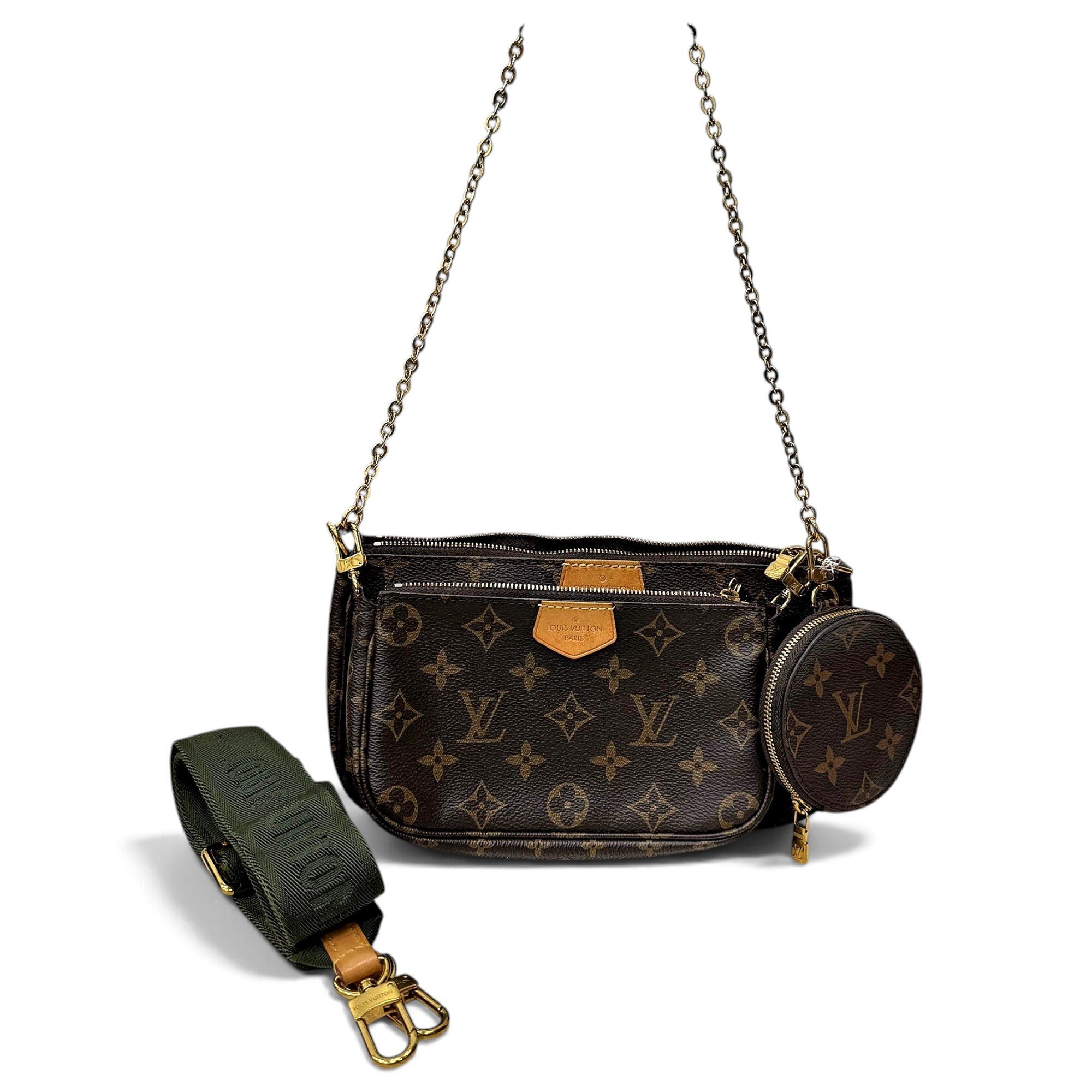 Multi Pochette Accessoires leather handbag