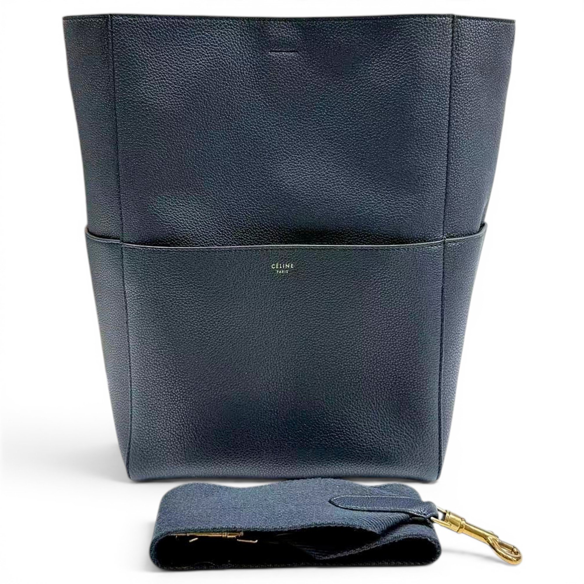Seau Sangle leather tote