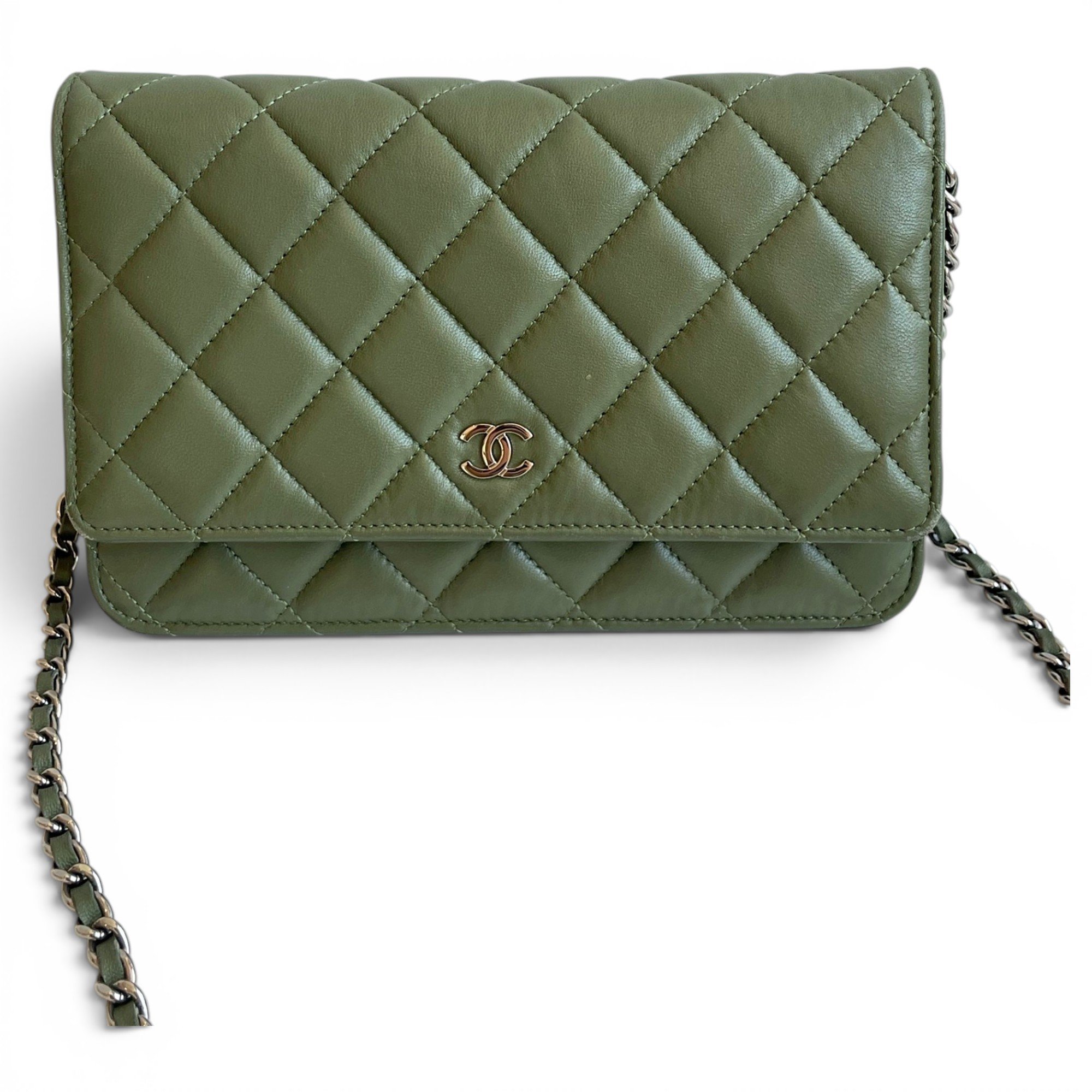 Wallet On Chain Timeless/Classique leather crossbody bag