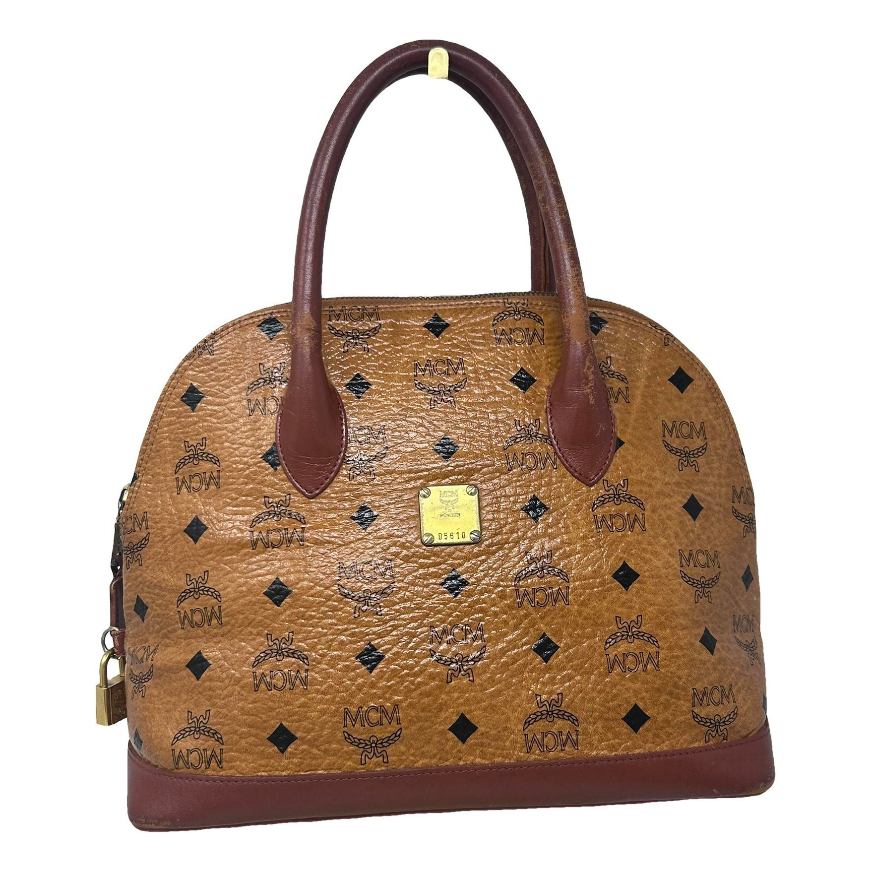 Boston leather satchel
