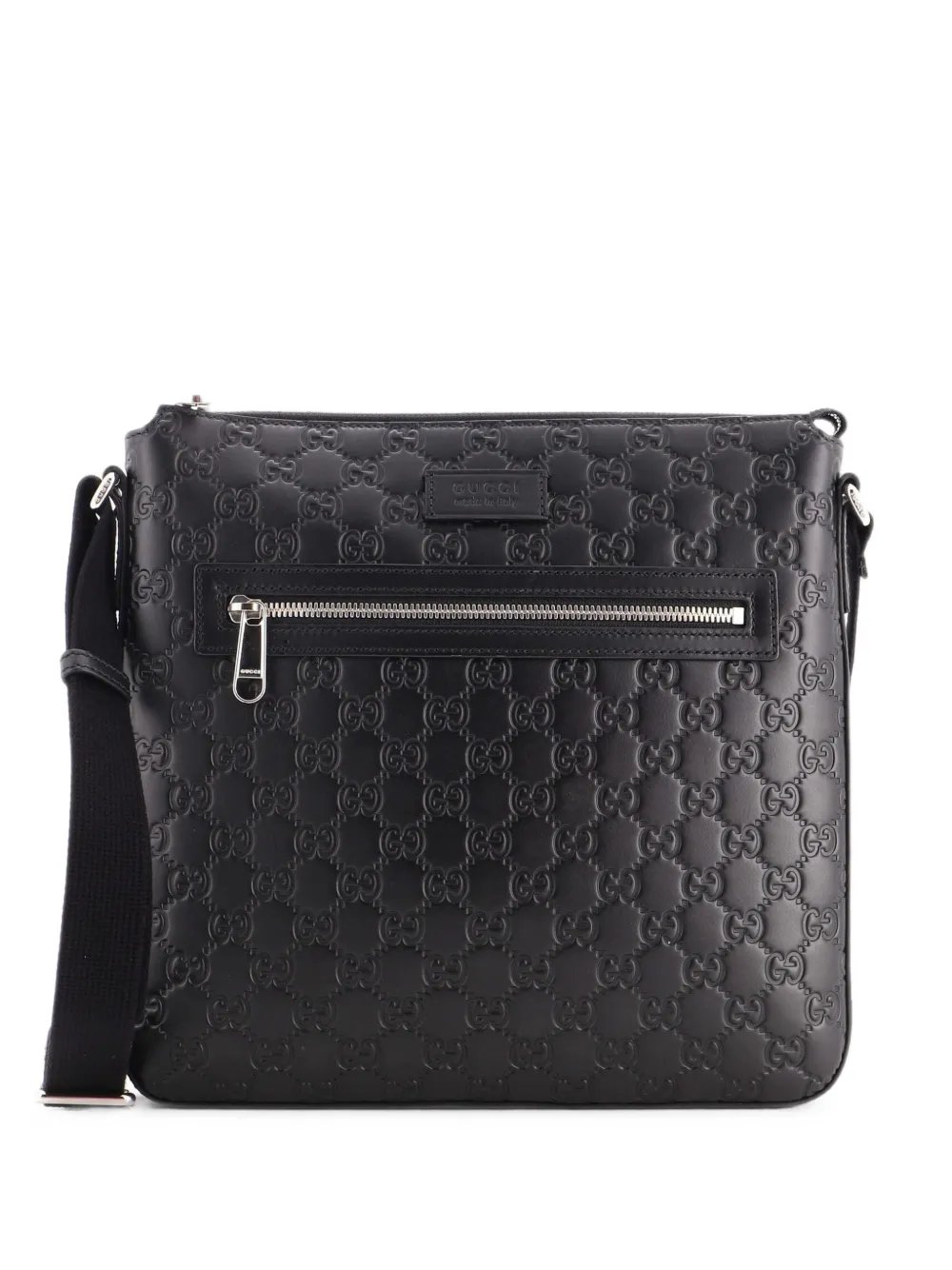 Signature Zip Messenger Bag Guccissima Leather Medium crossbody bag