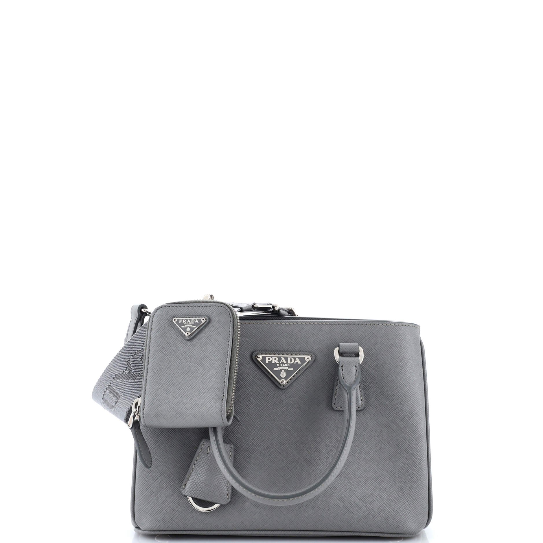 Re-Edition Galleria Tote Saffiano Leather Micro