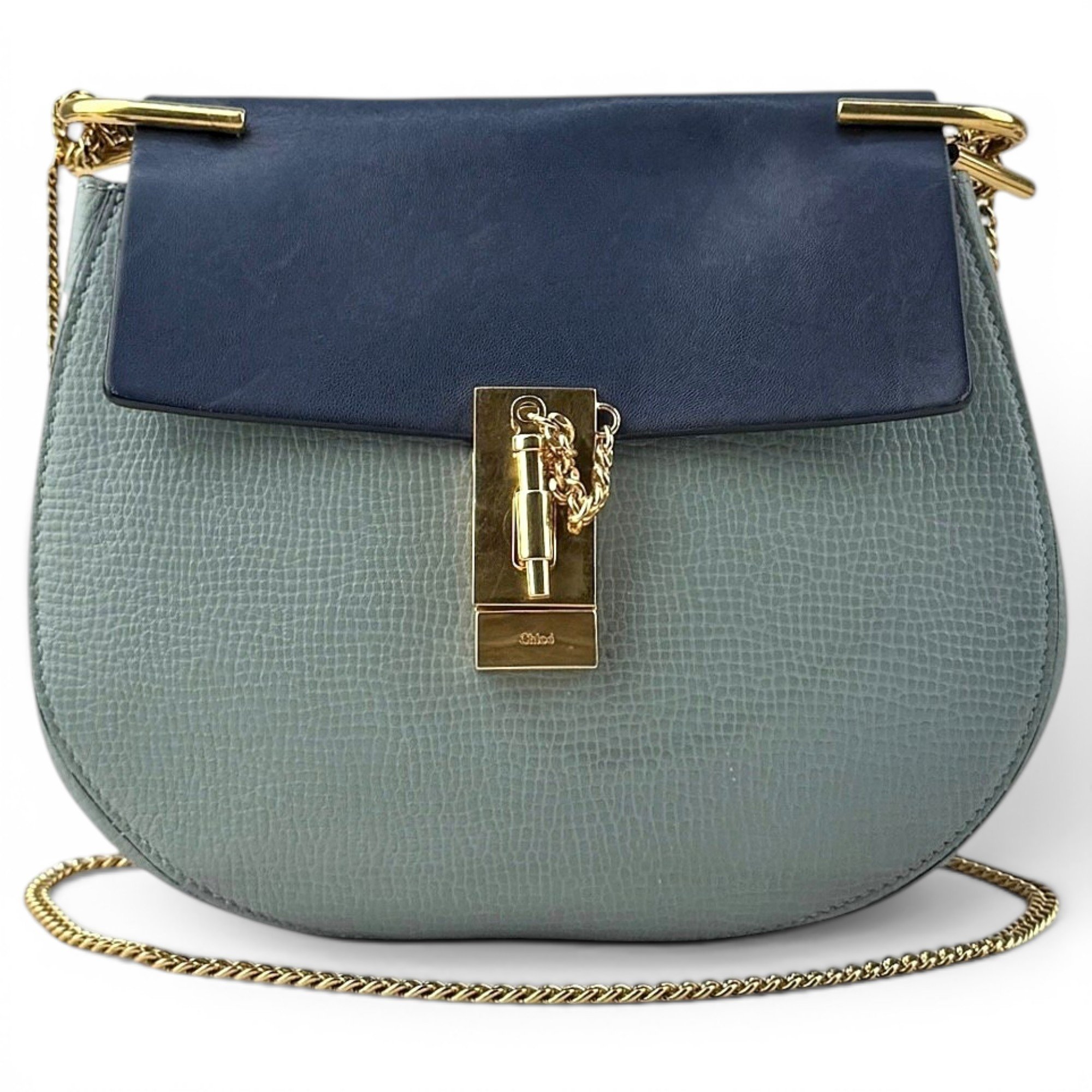 Drew leather crossbody bag