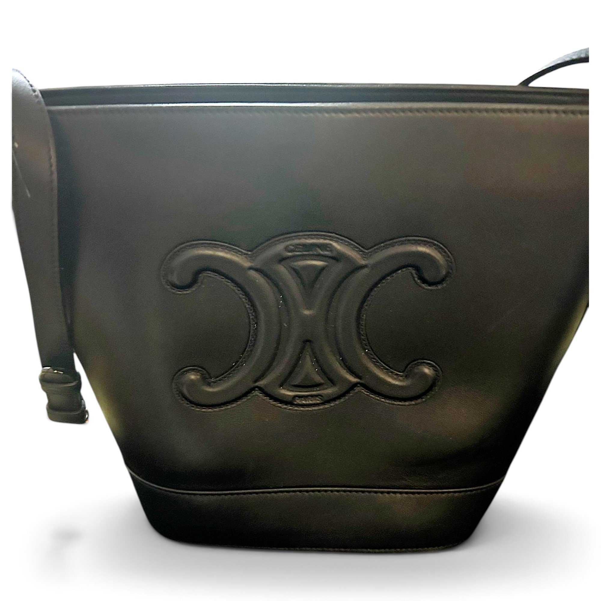 Celine SAC SEAU leather handbag