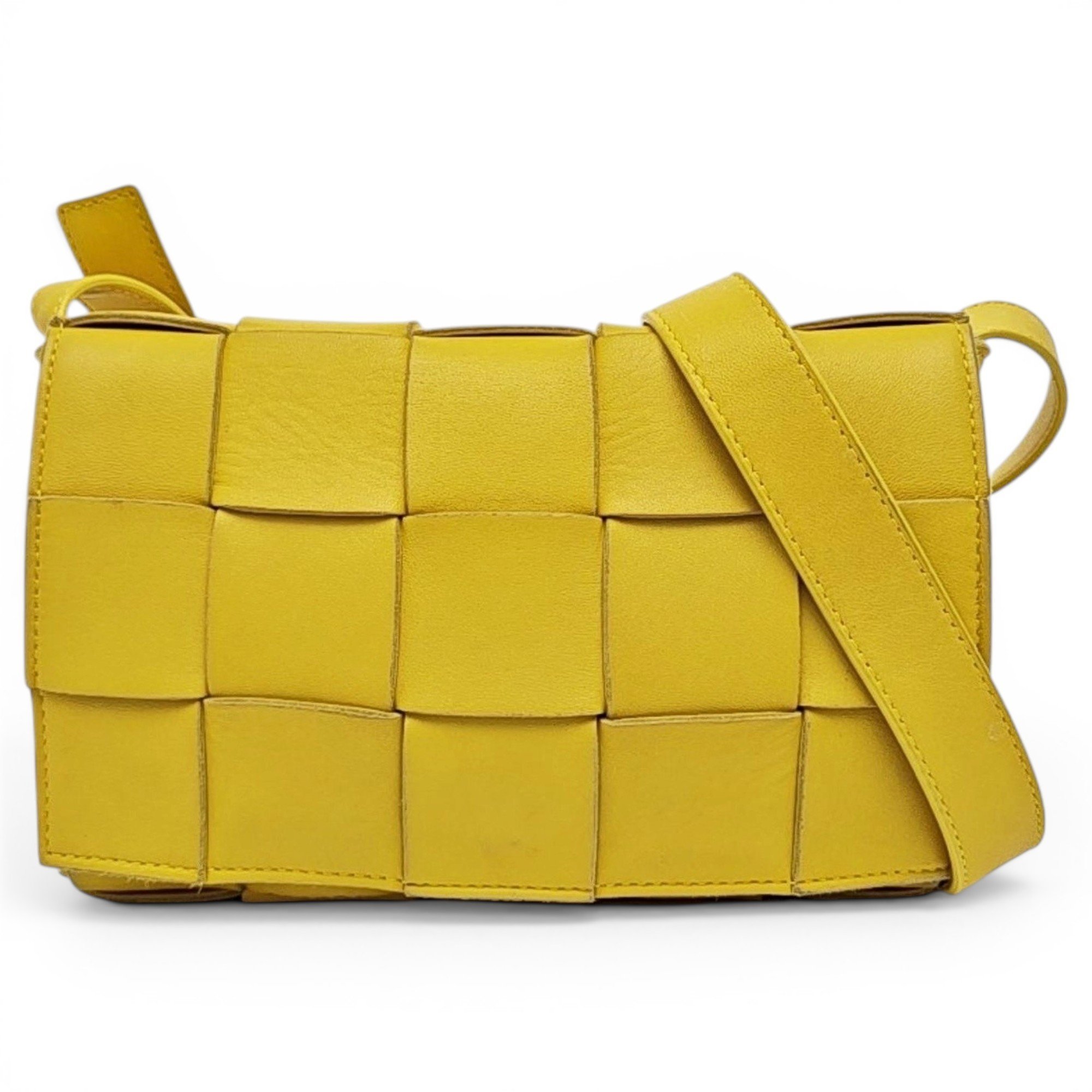 Brick Cassette leather handbag
