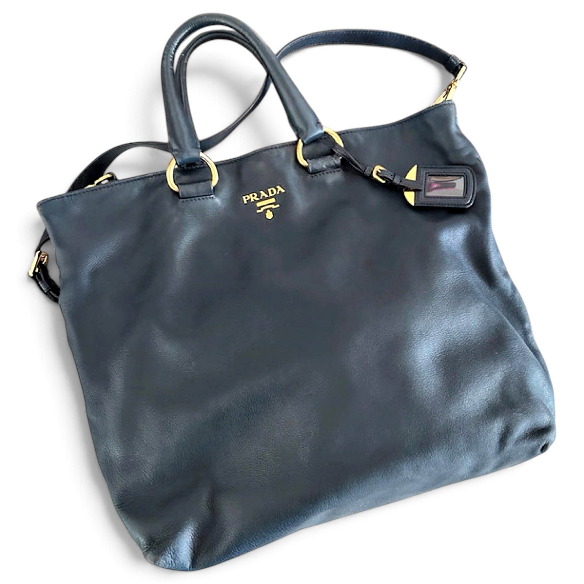 Leather tote