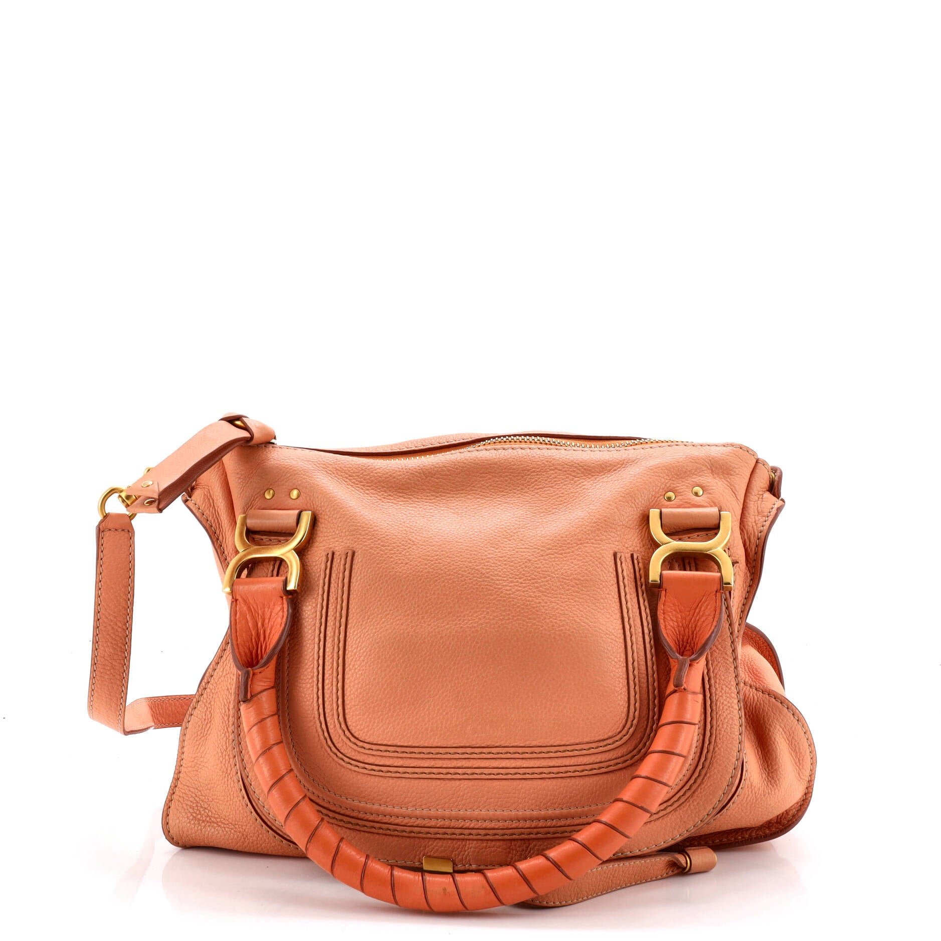 Marcie Satchel Leather Medium