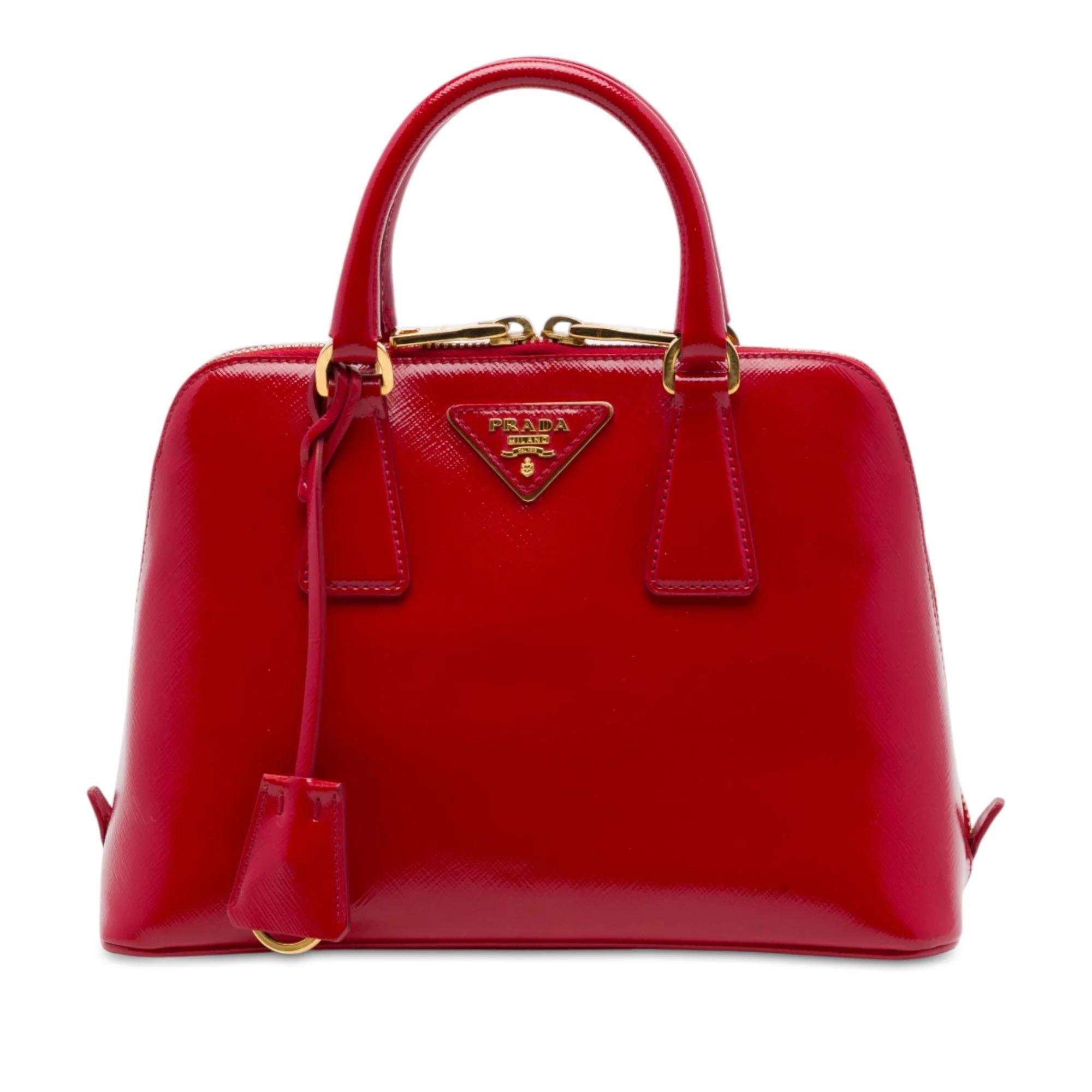 Promenade leather handbag