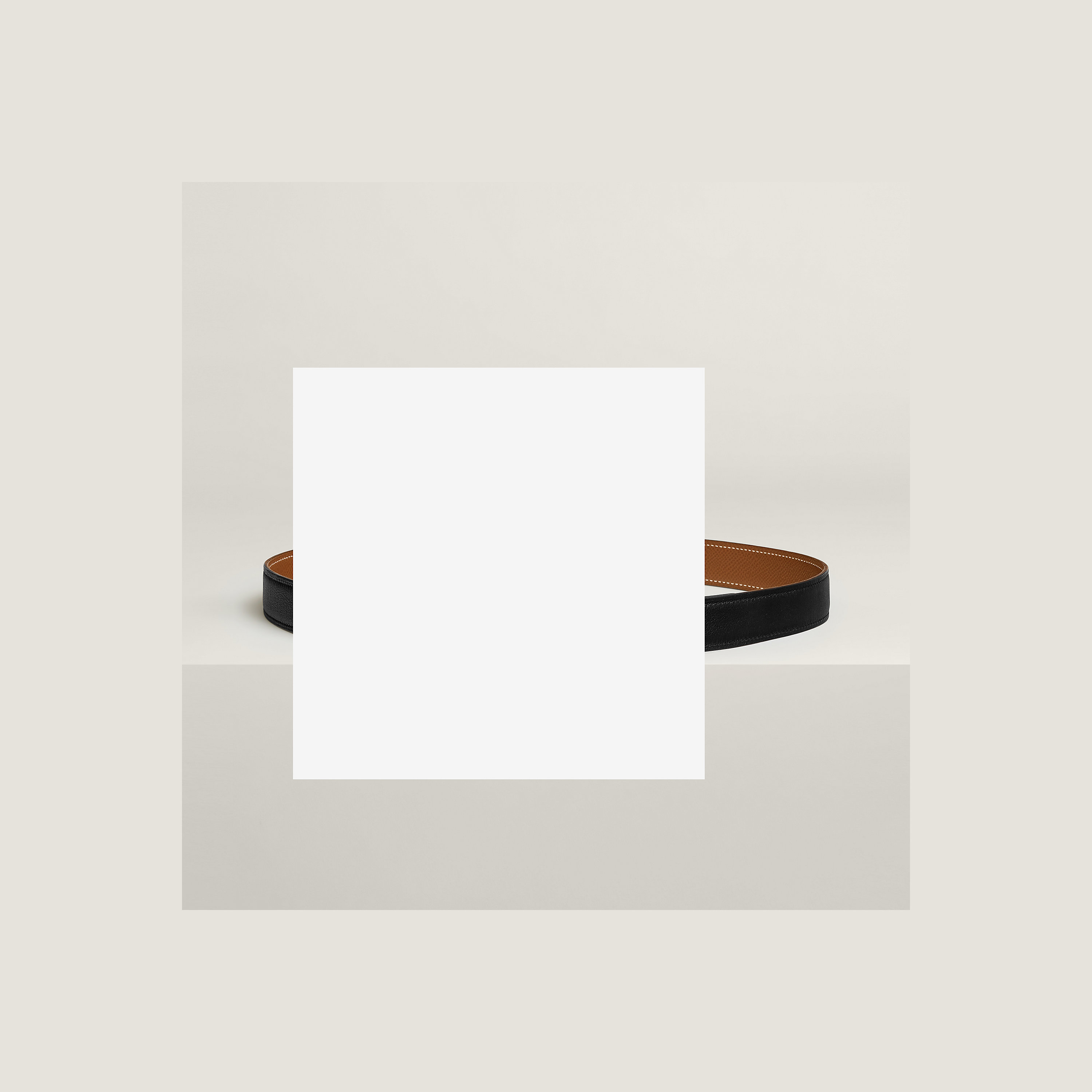 Mini Constance Martelee belt buckle & Reversible leather strap 24 mm