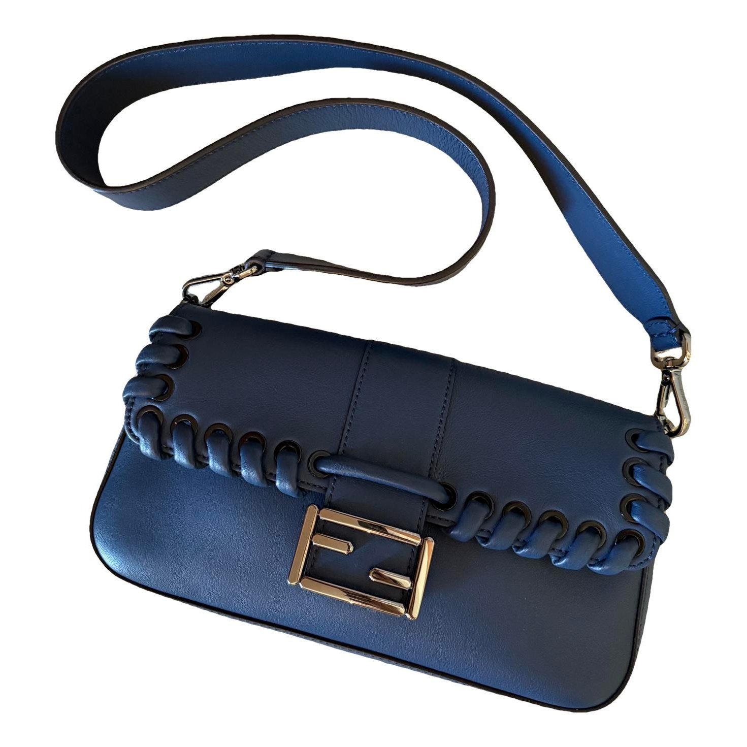 Baguette leather handbag
