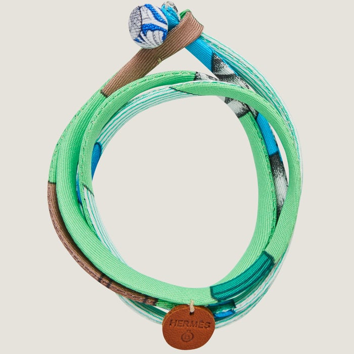 Random Double Tour Silk Bracelet