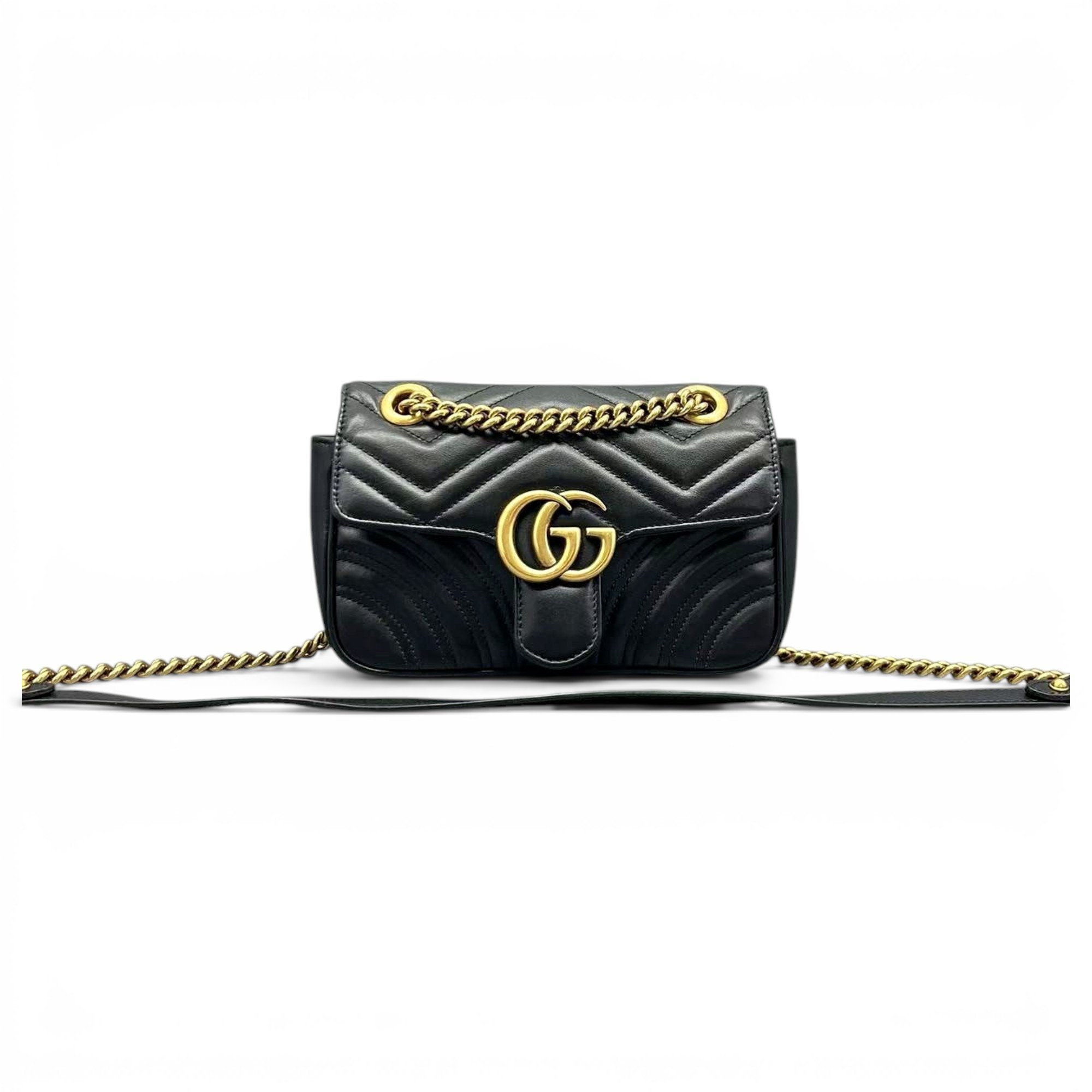 GG Marmont Flap leather handbag