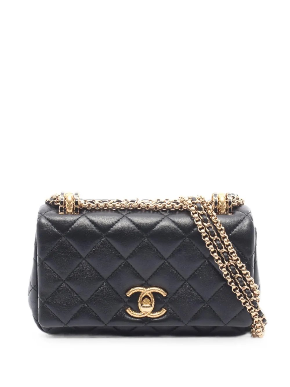 mini matelassé flap shoulder bag