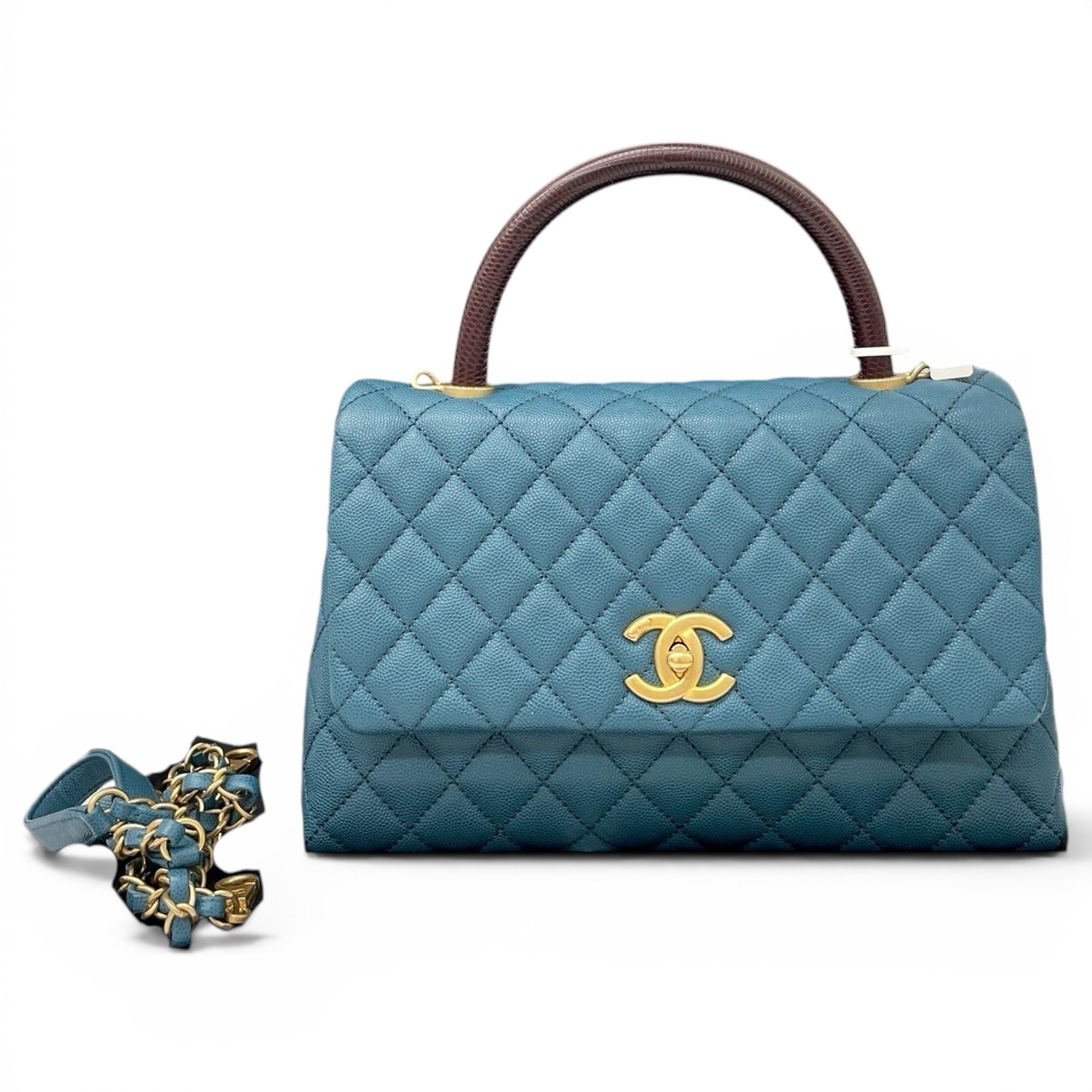 Coco Handle leather handbag
