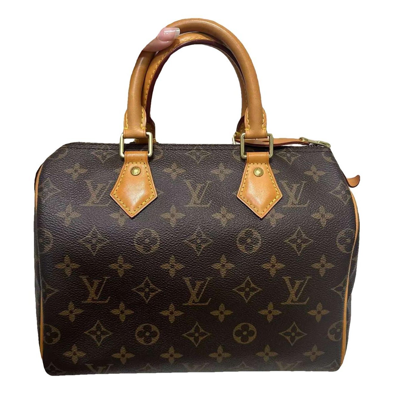 Speedy leather handbag