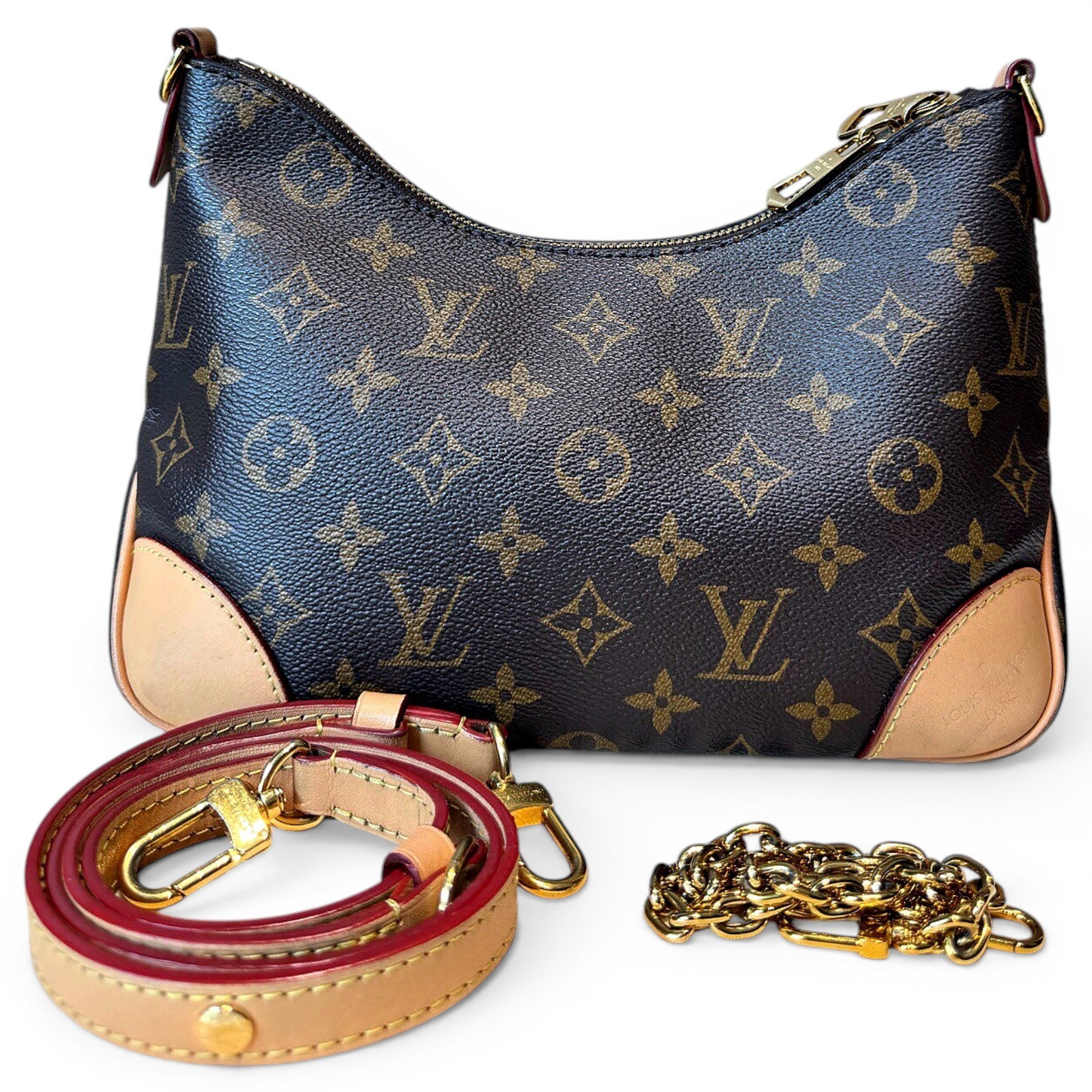 Louis Vuitton Boulogne leather crossbody bag