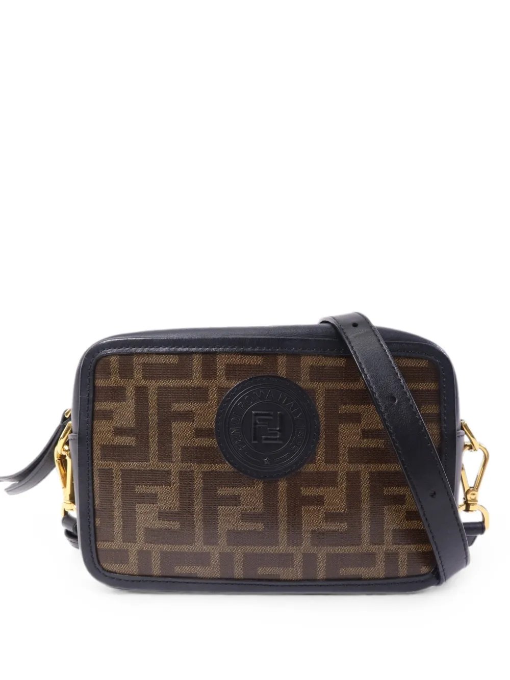 FF logo-motif shoulder bag