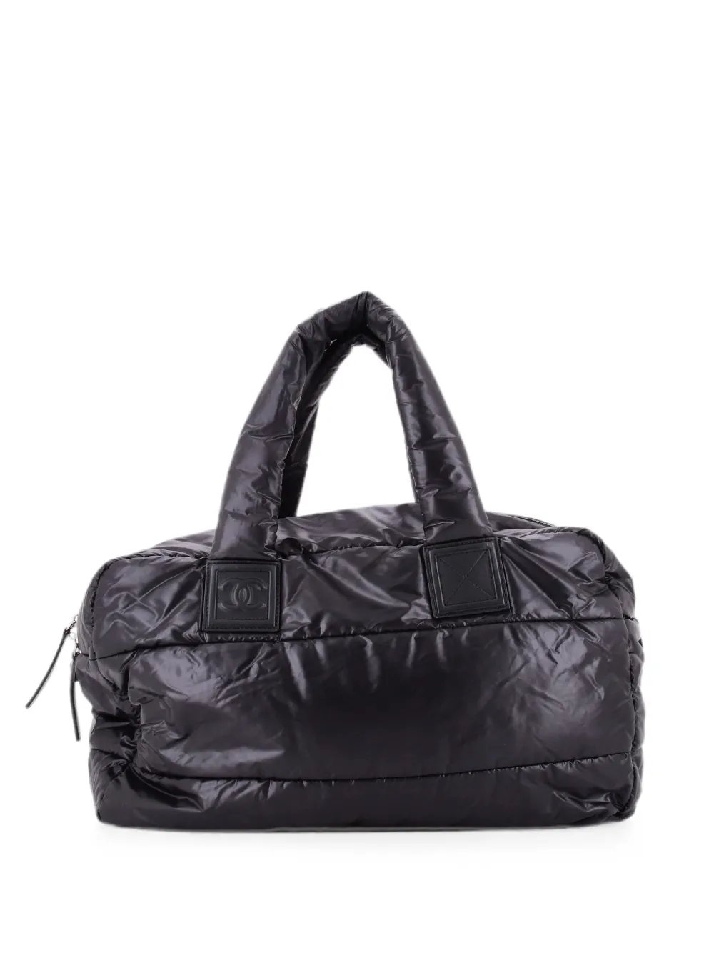 Coco Cocoon Bowling Bag Quilted Nylon Large handbag