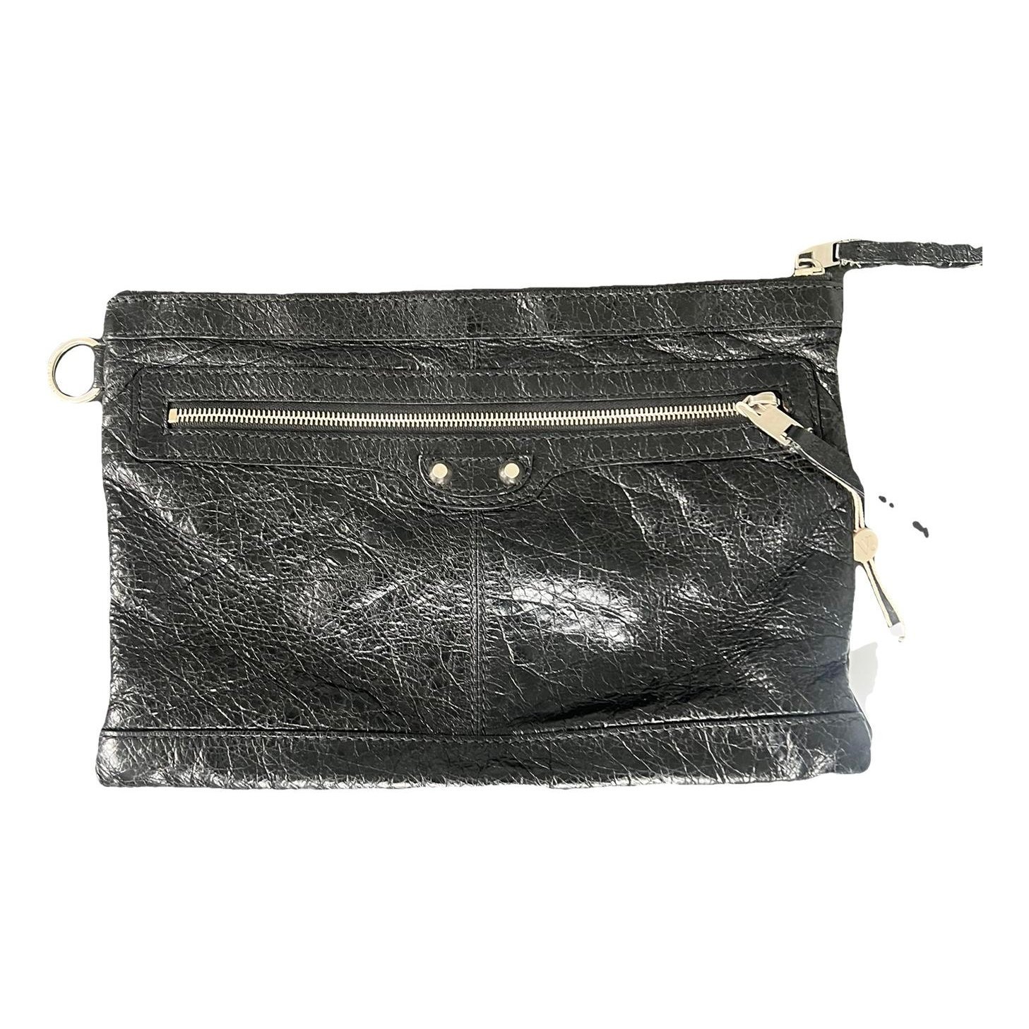 City Clip leather clutch bag