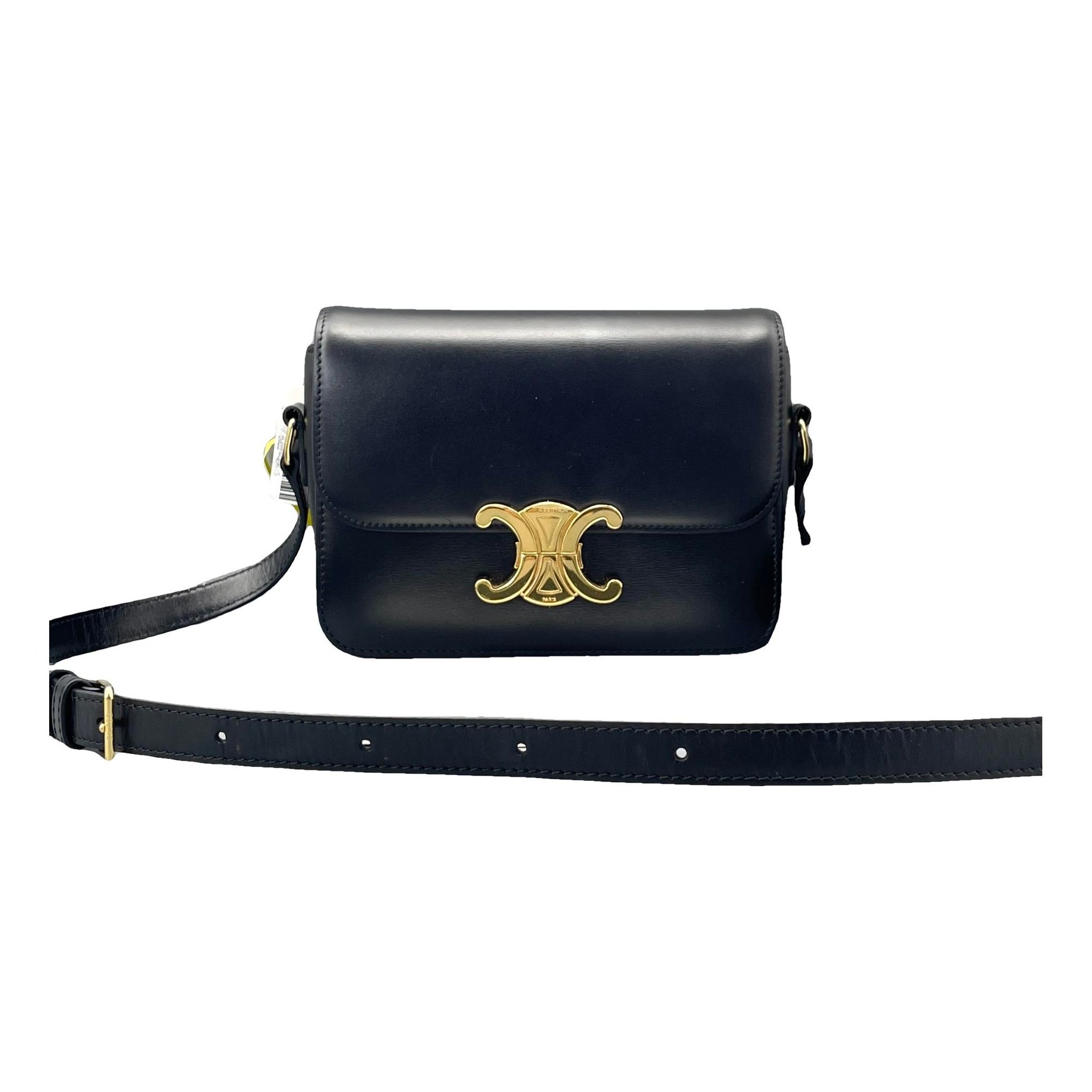 Triomphe leather handbag