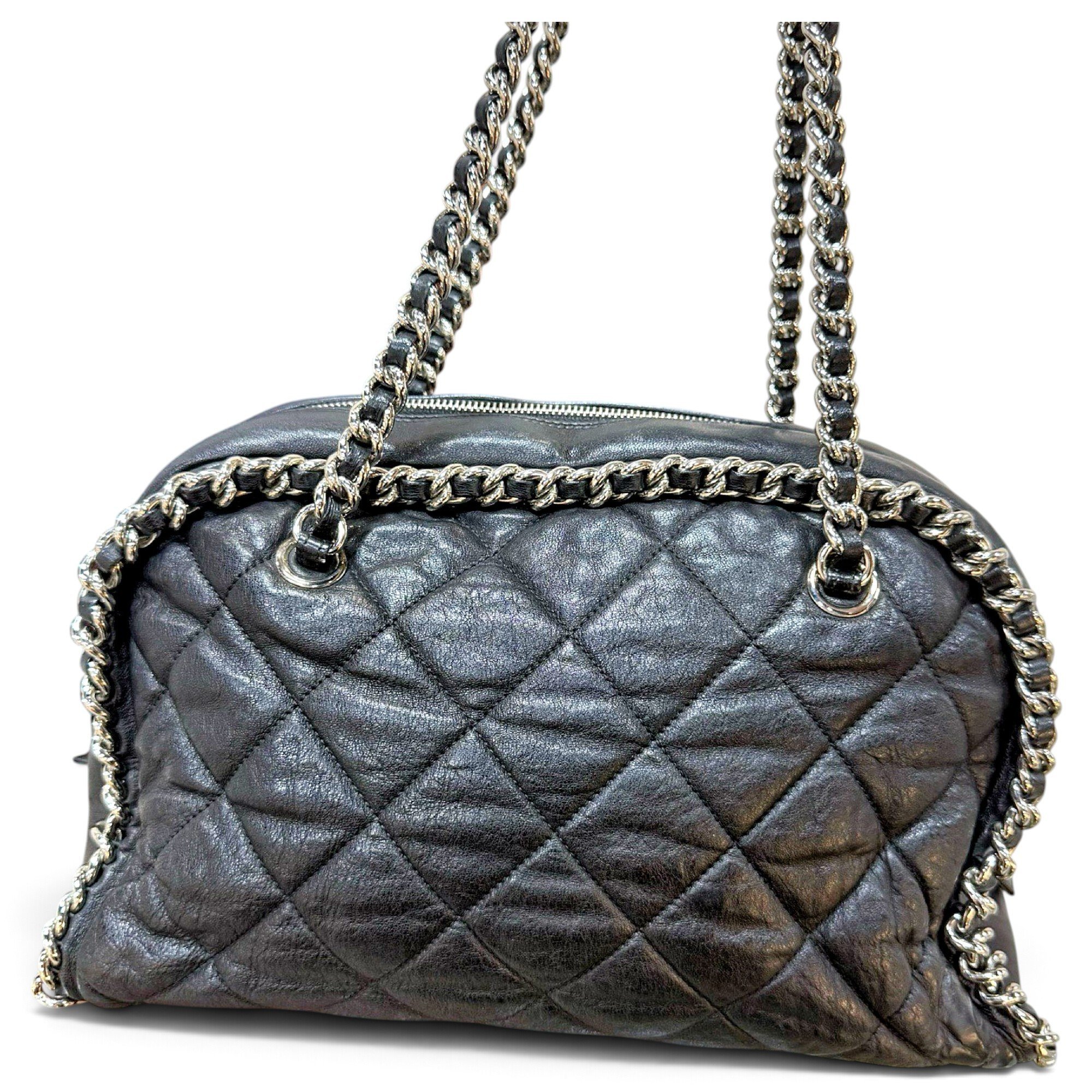 Leather handbag